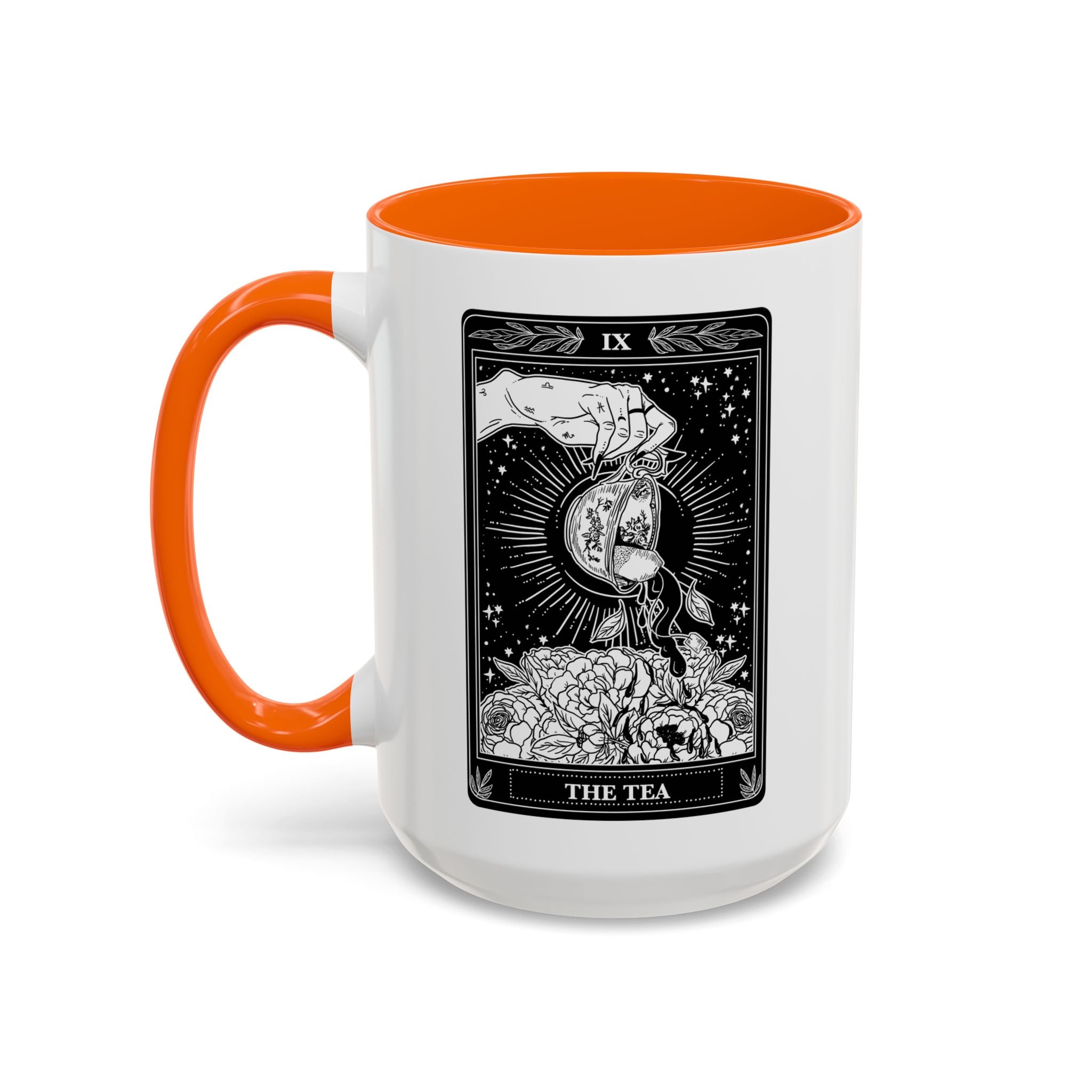 THE TEA (B&W) // 15 oz COFFEE MUG