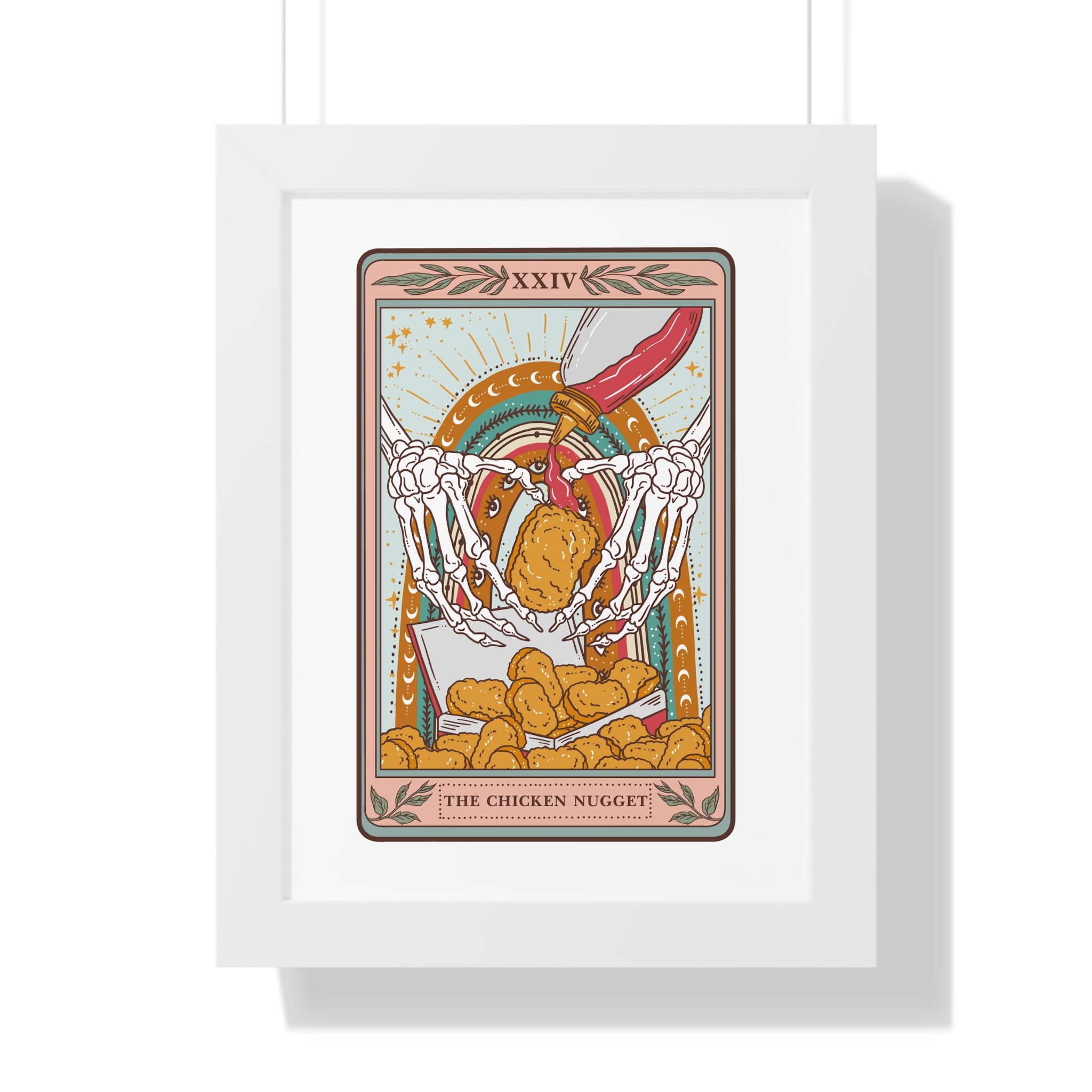 THE CHICKEN NUGGET // FRAMED POSTER PRINT
