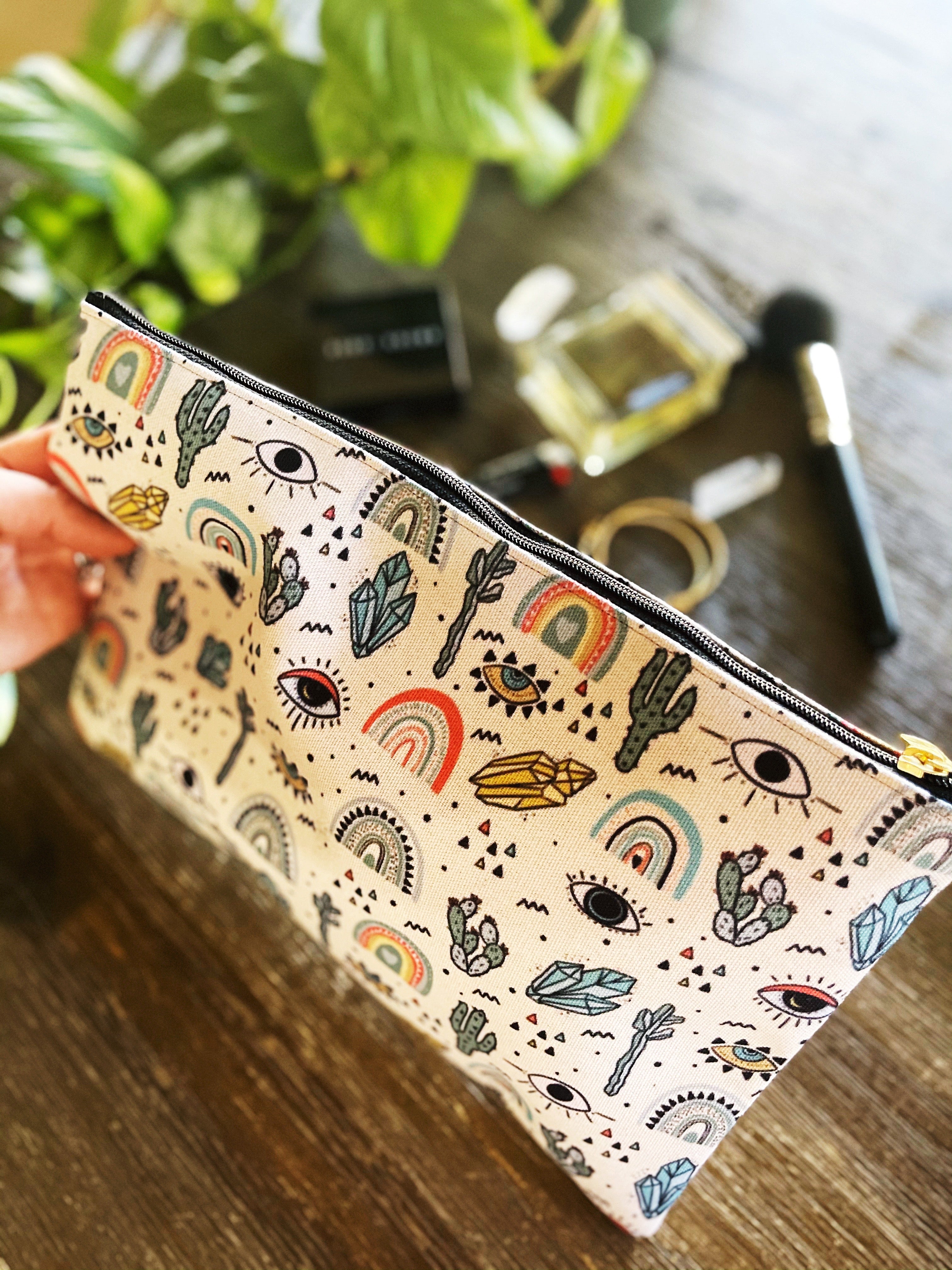 I'LL SEE YOU ON THE OTHER SIDE // COSMETIC ZIP POUCH