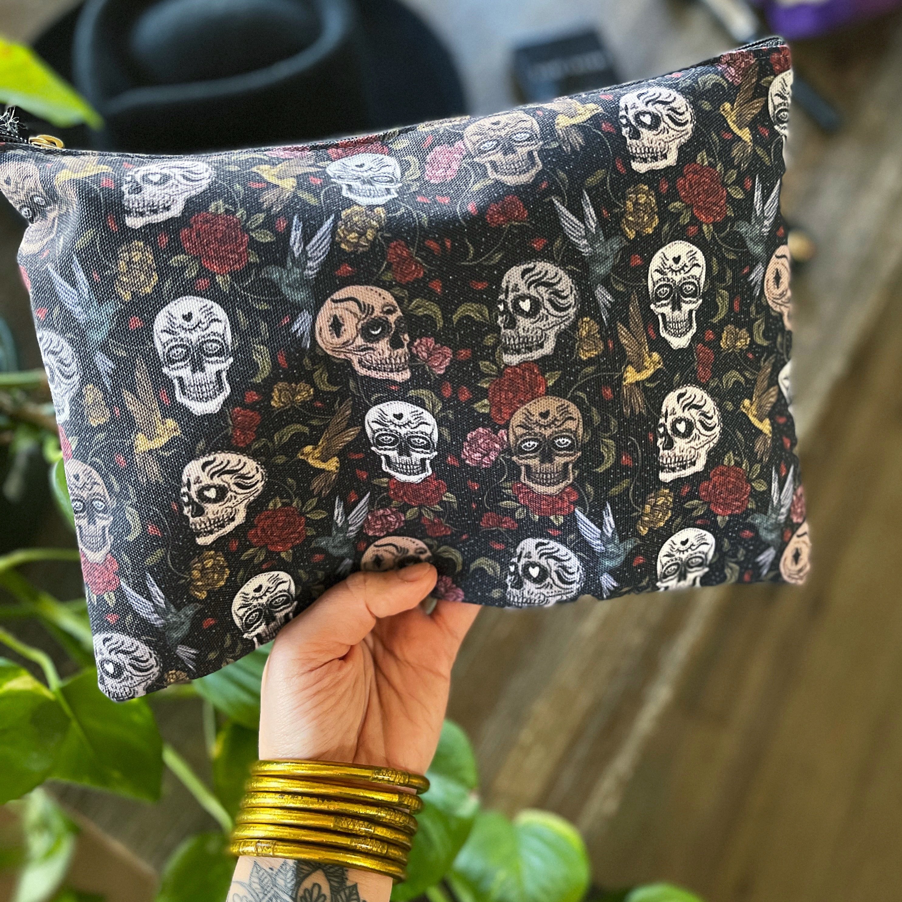 MEMENTO MORI // COSMETIC ZIP POUCH