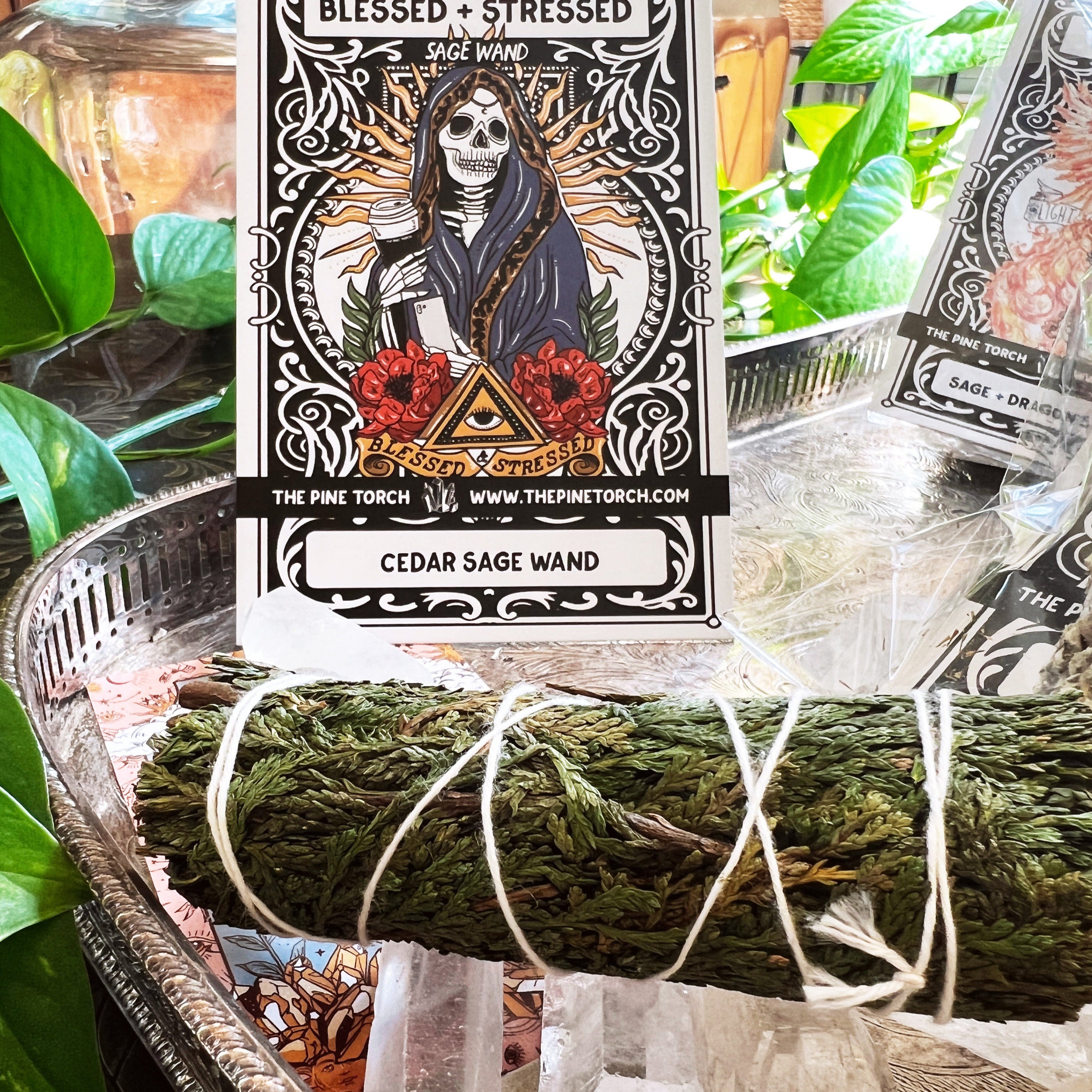 BLESSED + STRESSED << CEDAR >> SMUDGE