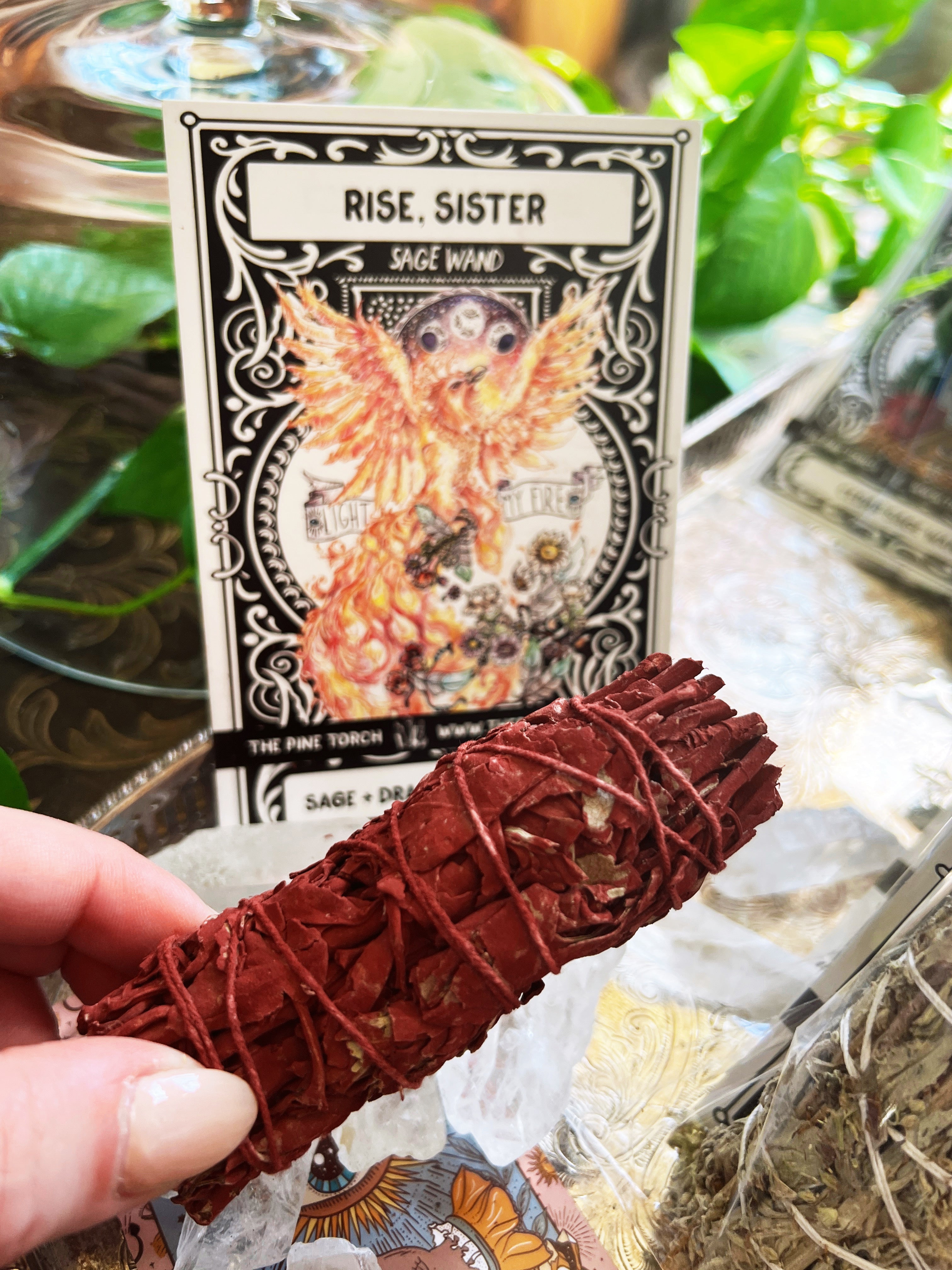 RISE, SISTER << DRAGON'S BLOOD SAGE >> SMUDGE