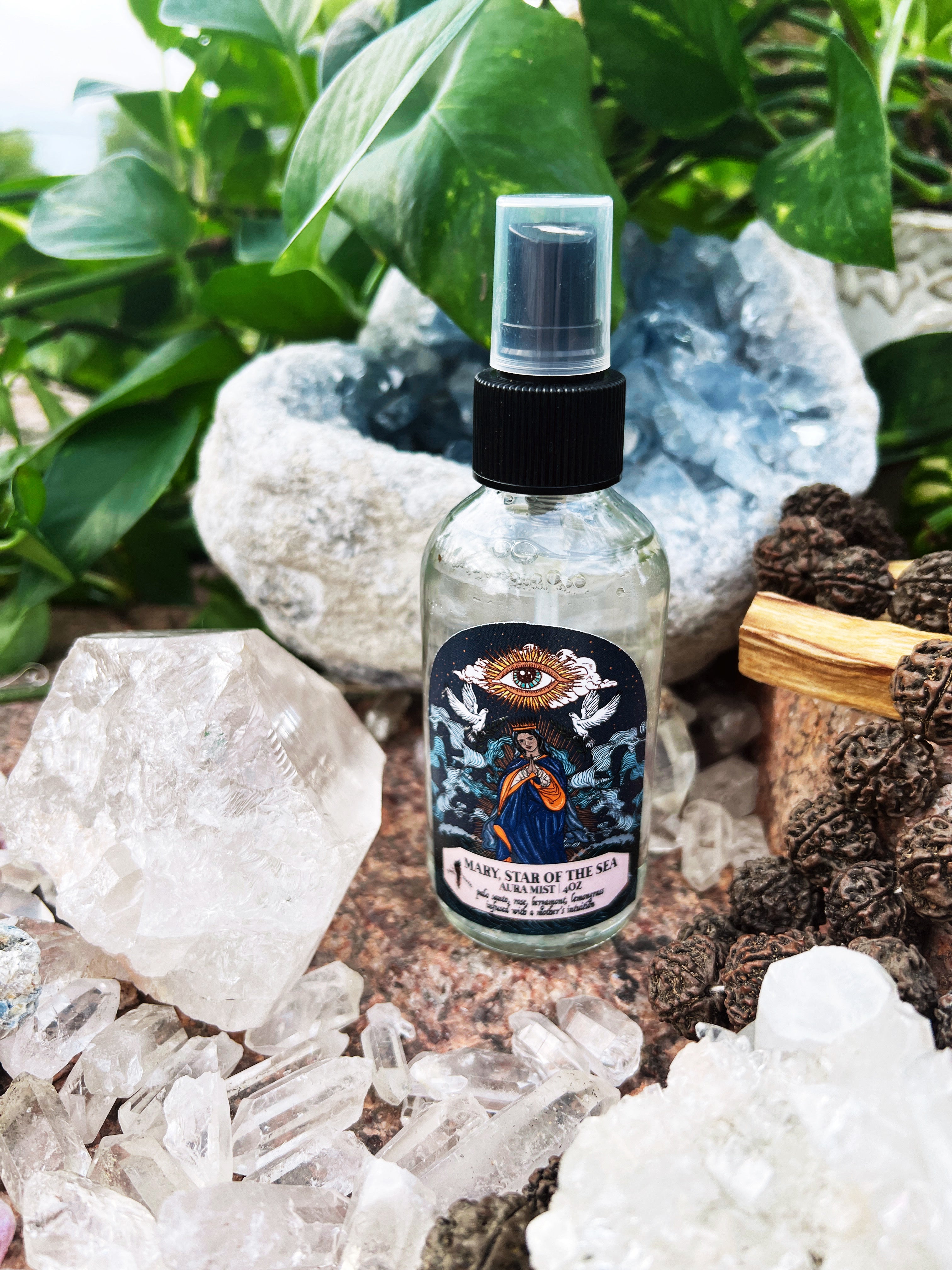 MARY, STAR OF THE SEA << CRYSTAL INFUSED AURA MIST >>