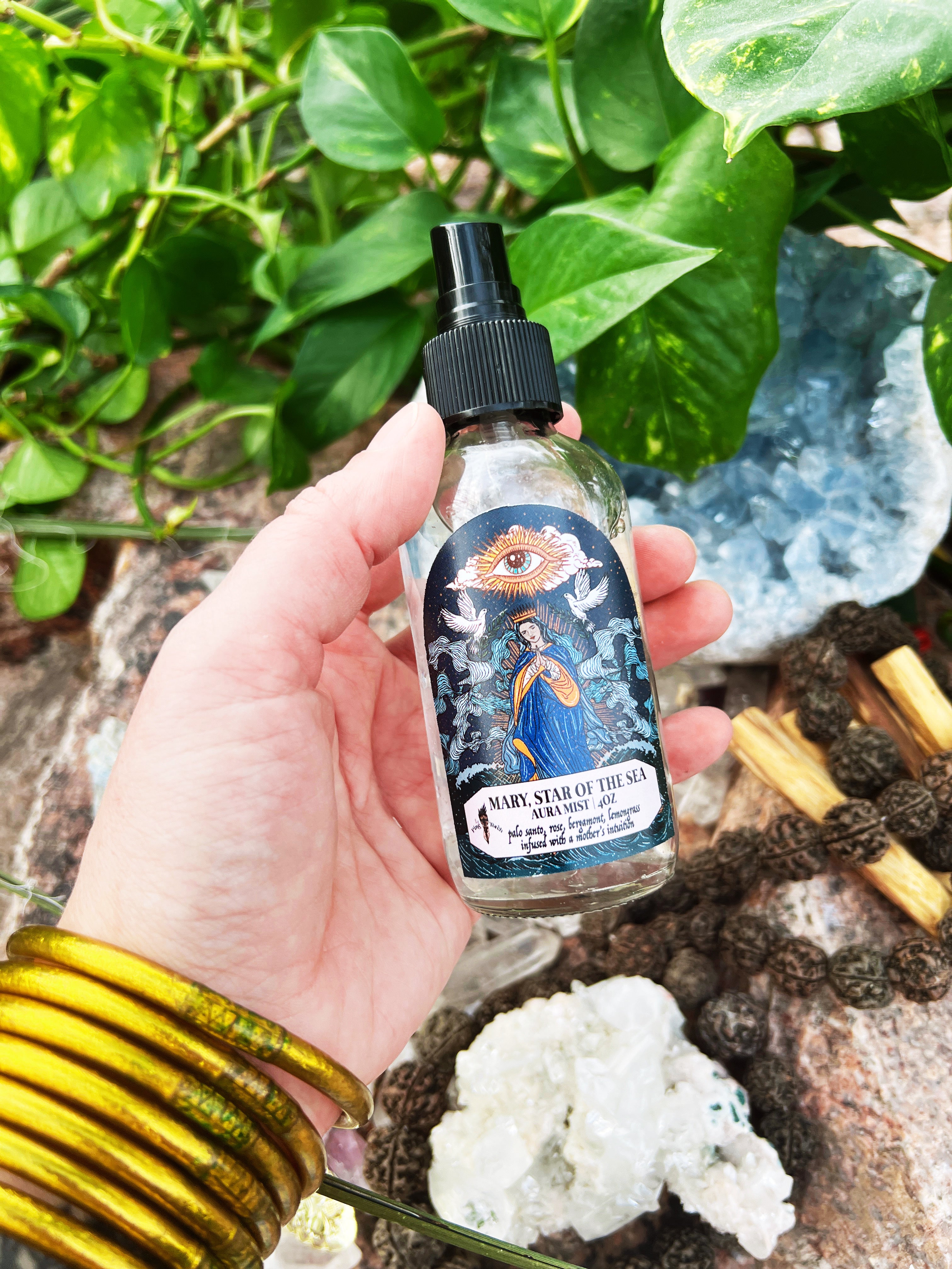 MARY, STAR OF THE SEA << CRYSTAL INFUSED AURA MIST >>