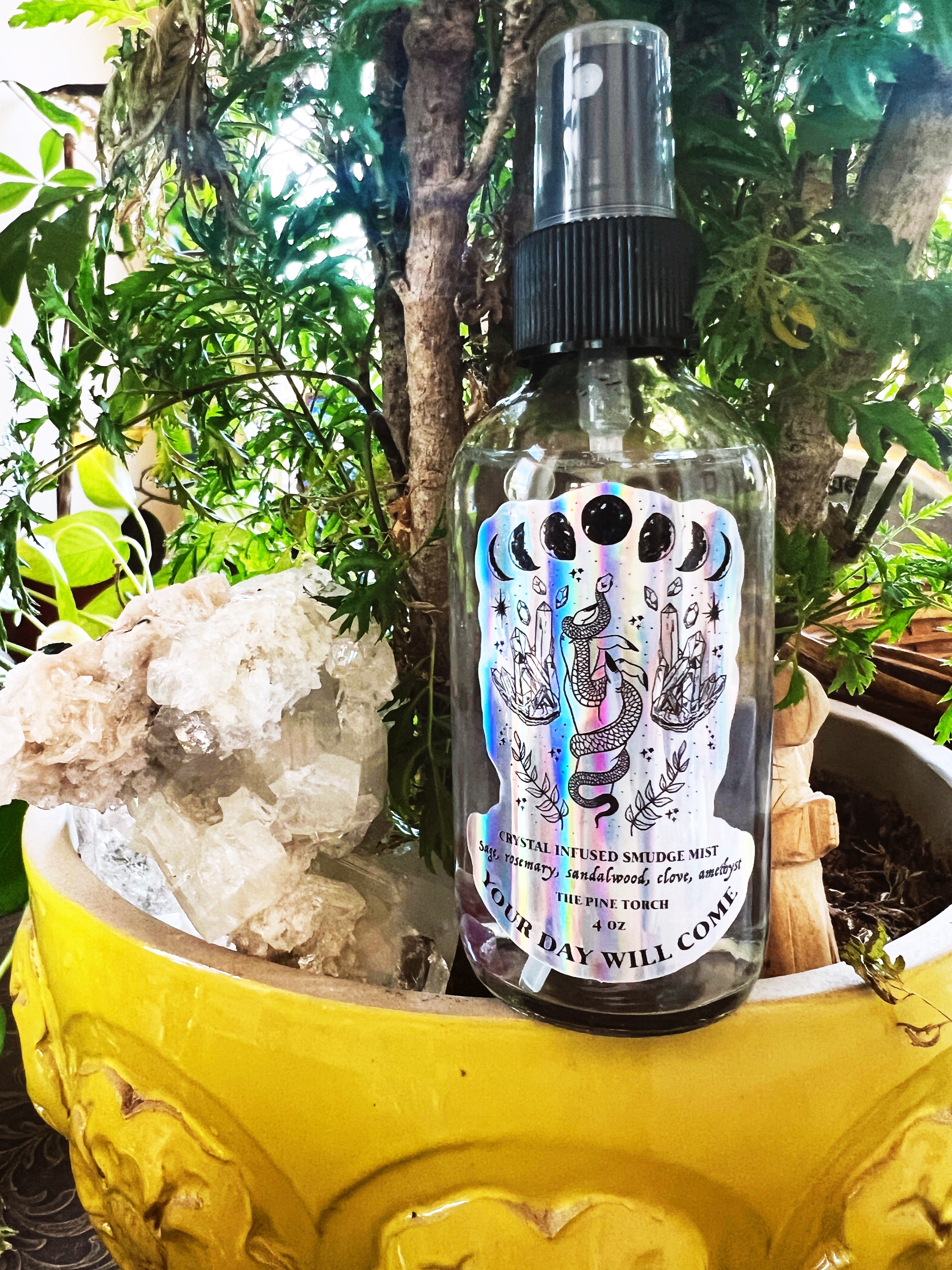 YOUR DAY WILL COME << CRYSTAL INFUSED SMUDGE MIST >>