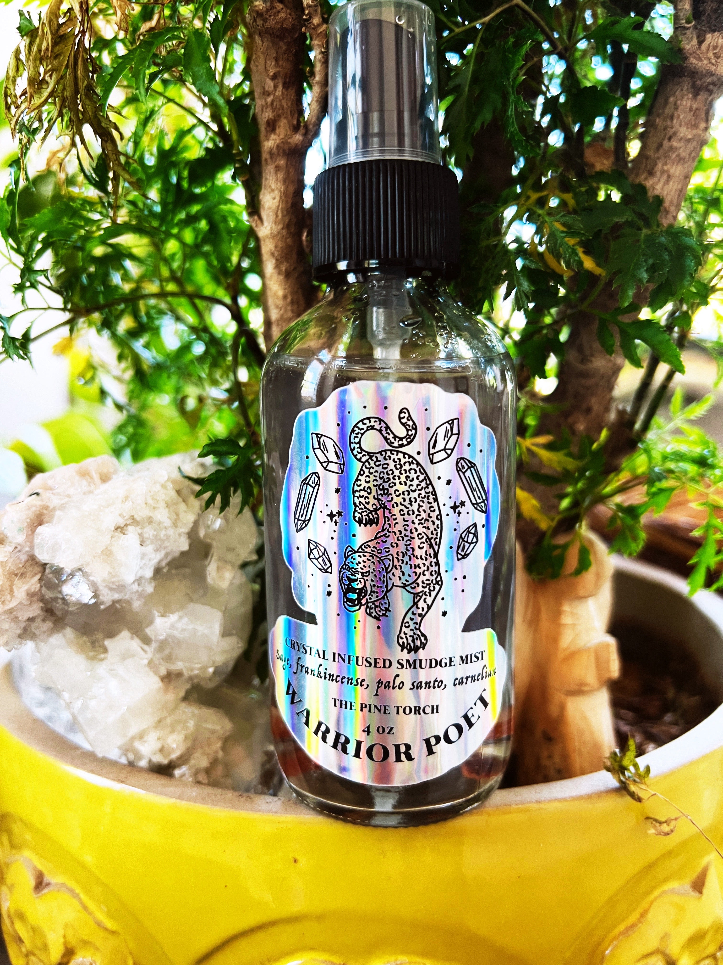 WARRIOR POET << CRYSTAL INFUSED SMUDGE MIST >>