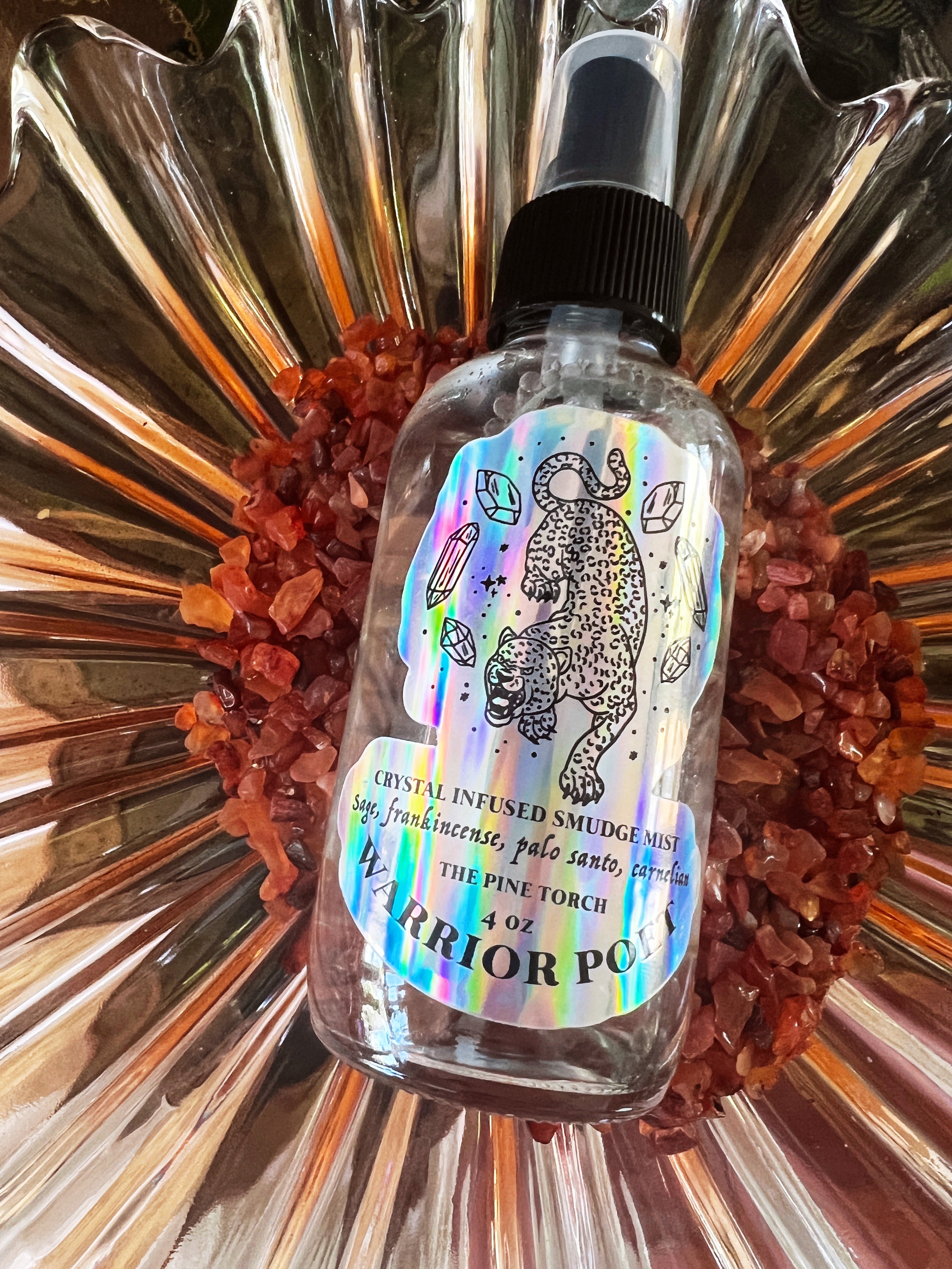 WARRIOR POET << CRYSTAL INFUSED SMUDGE MIST >>