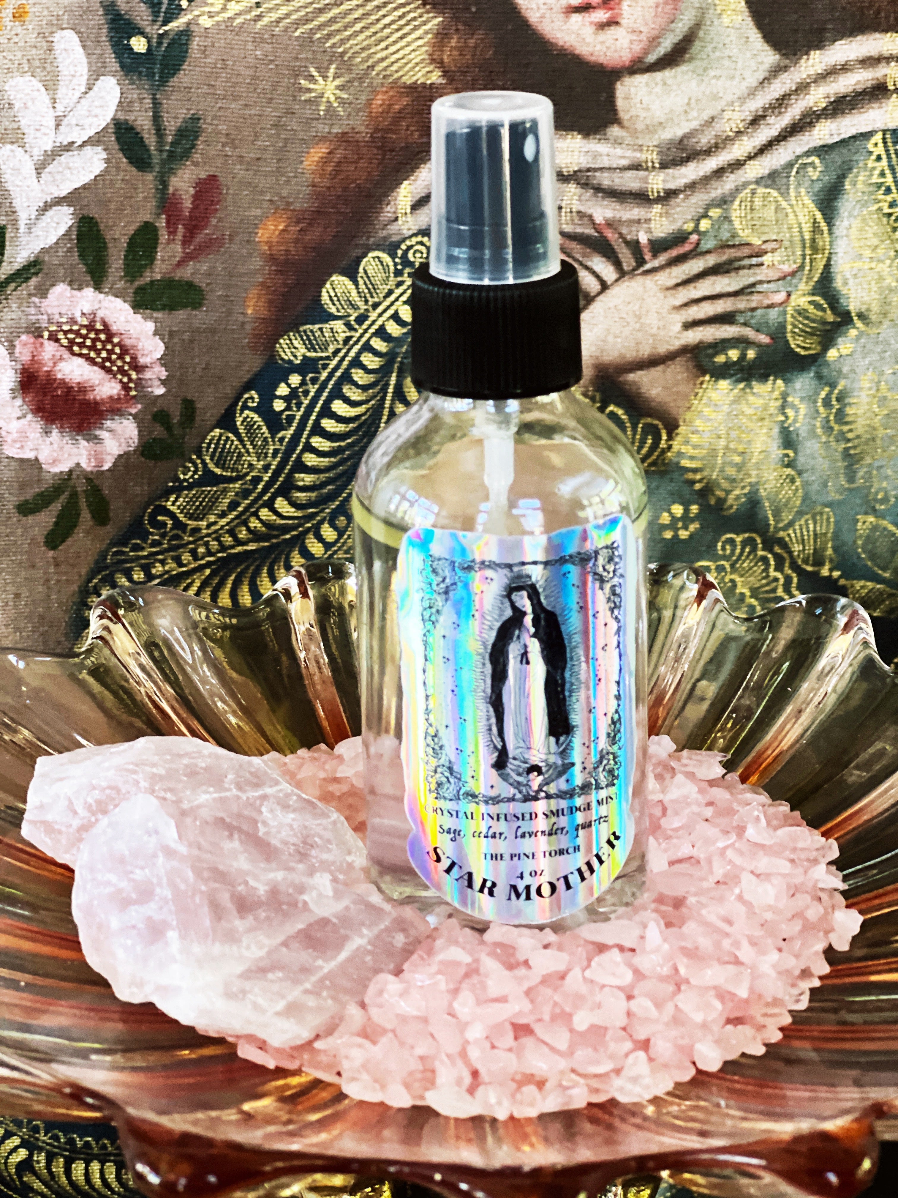 STAR MOTHER << CRYSTAL INFUSED SMUDGE MIST >>