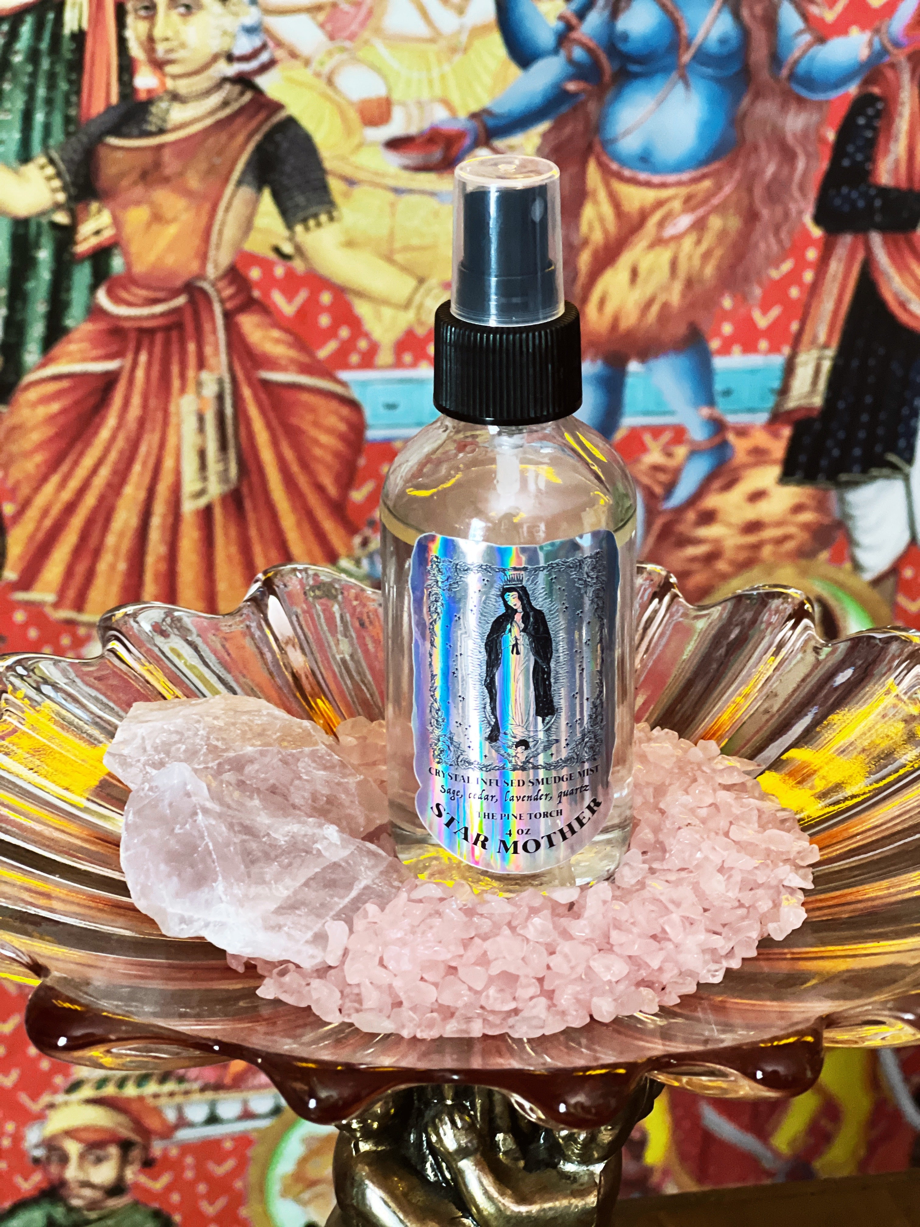 STAR MOTHER << CRYSTAL INFUSED SMUDGE MIST >>