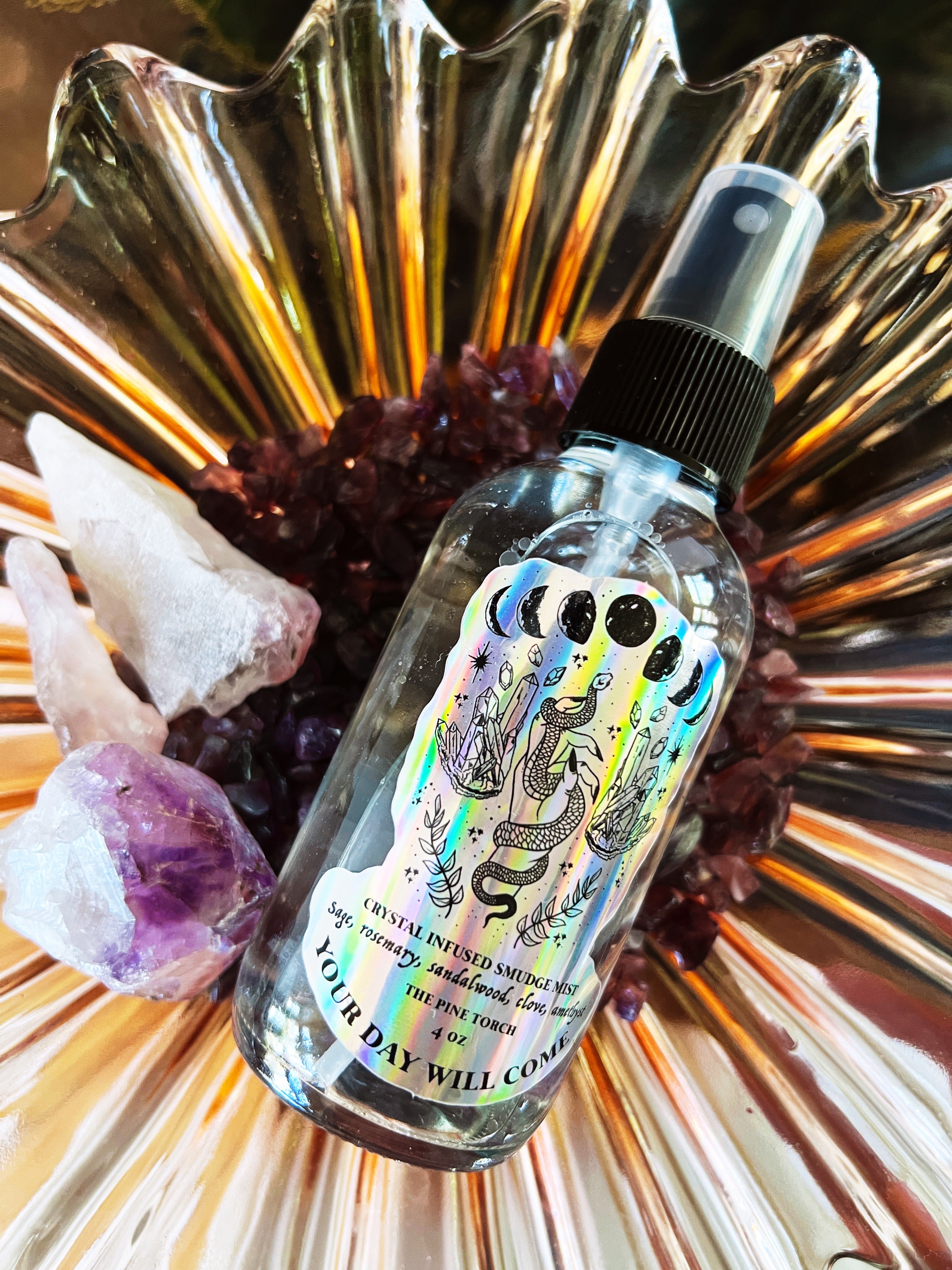 YOUR DAY WILL COME << CRYSTAL INFUSED SMUDGE MIST >>