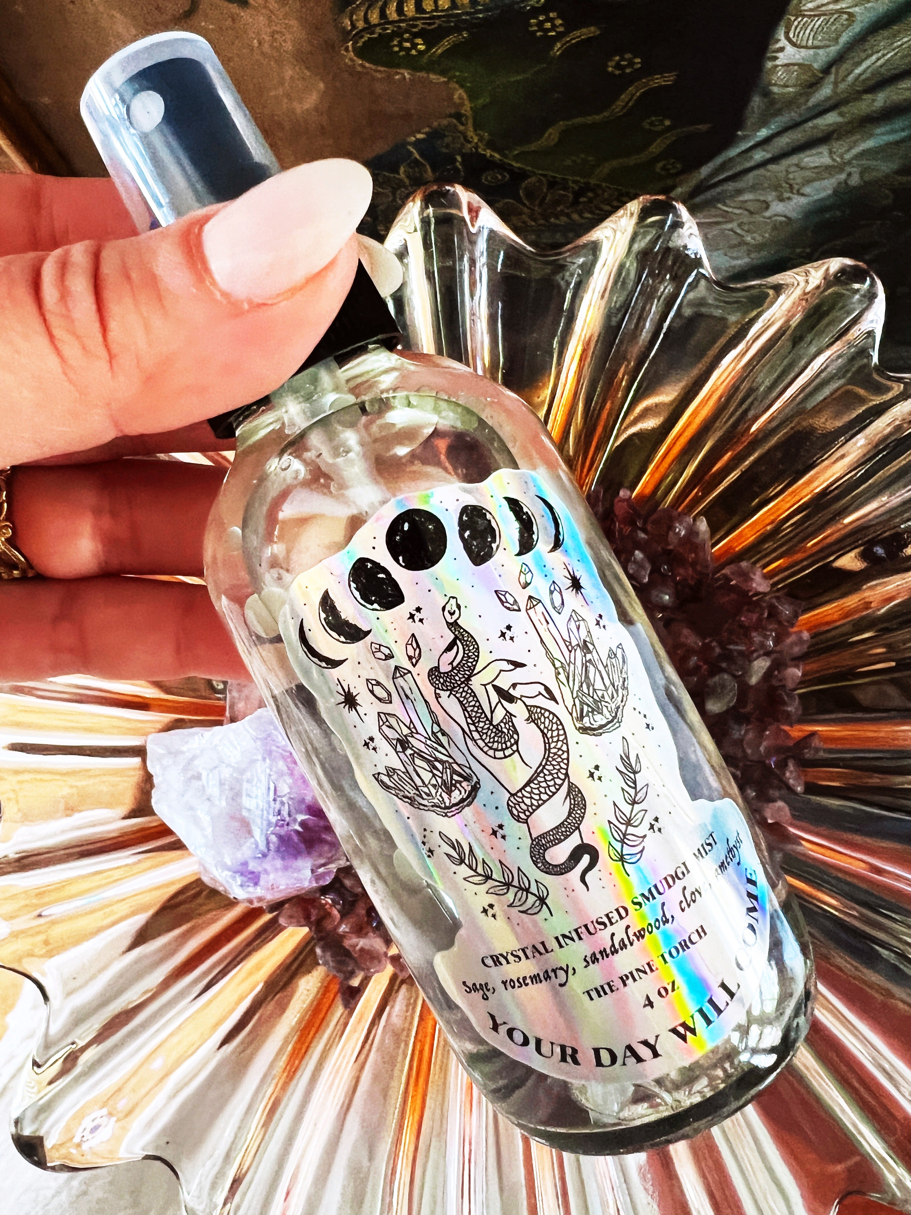 YOUR DAY WILL COME << CRYSTAL INFUSED SMUDGE MIST >>