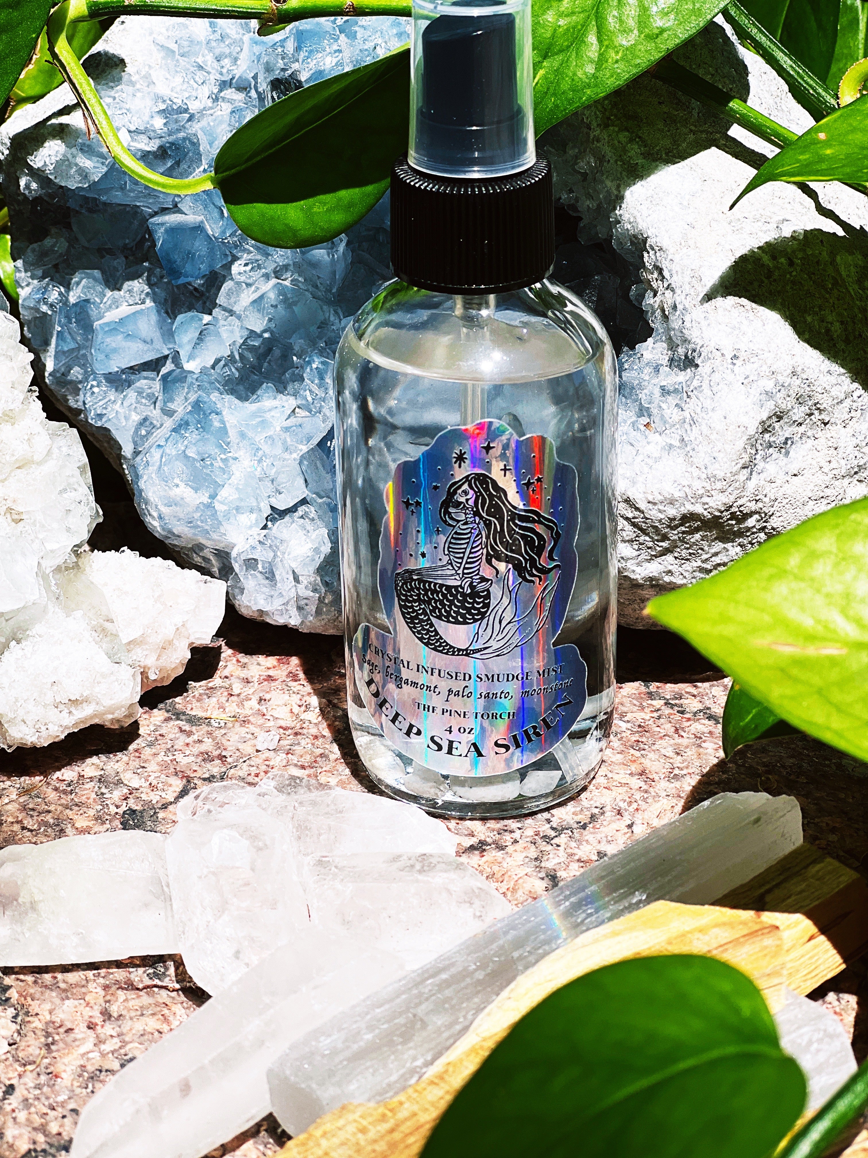 DEEP SEA SIREN << CRYSTAL INFUSED SMUDGE MIST >>