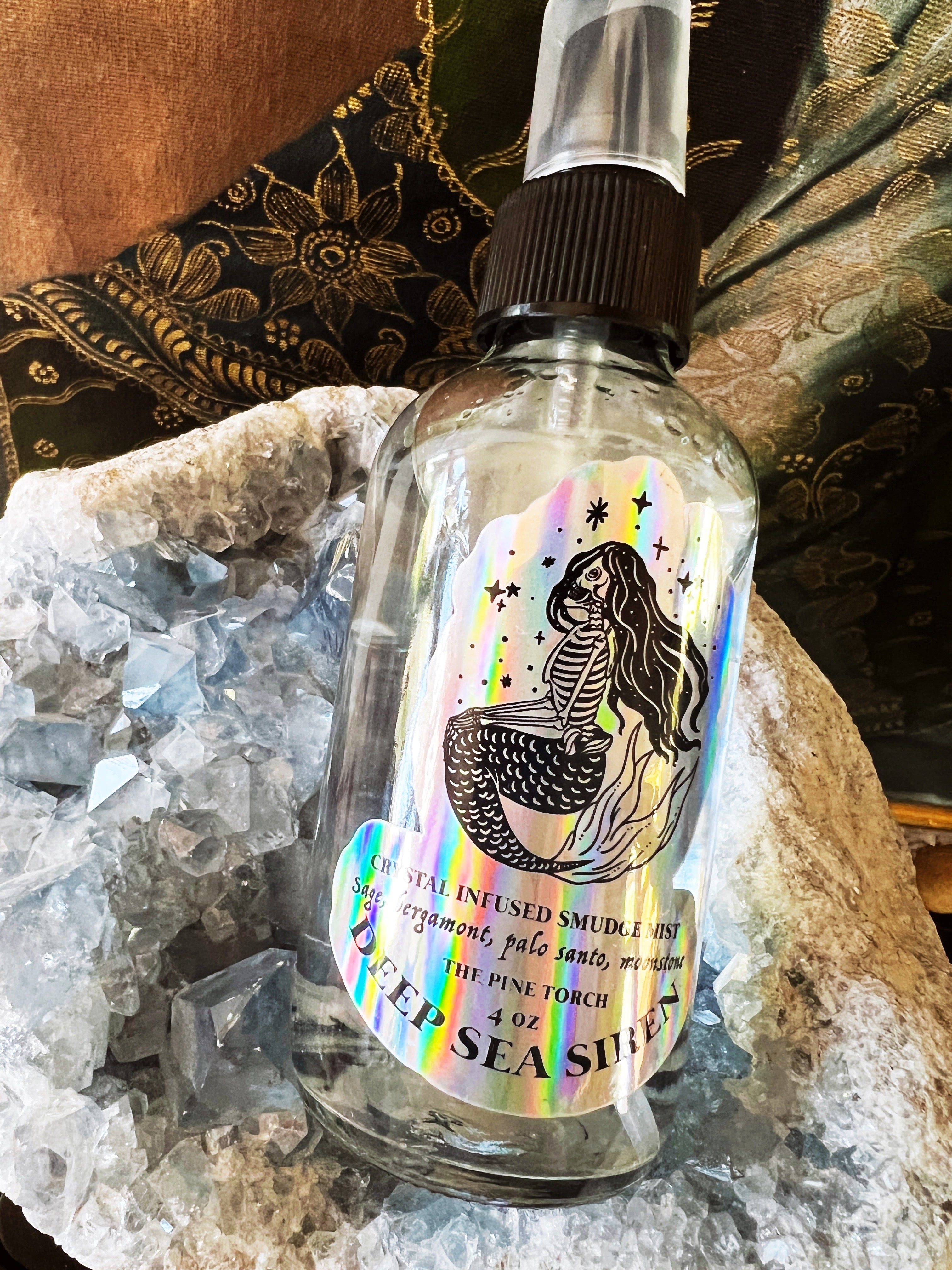 DEEP SEA SIREN << CRYSTAL INFUSED SMUDGE MIST >>