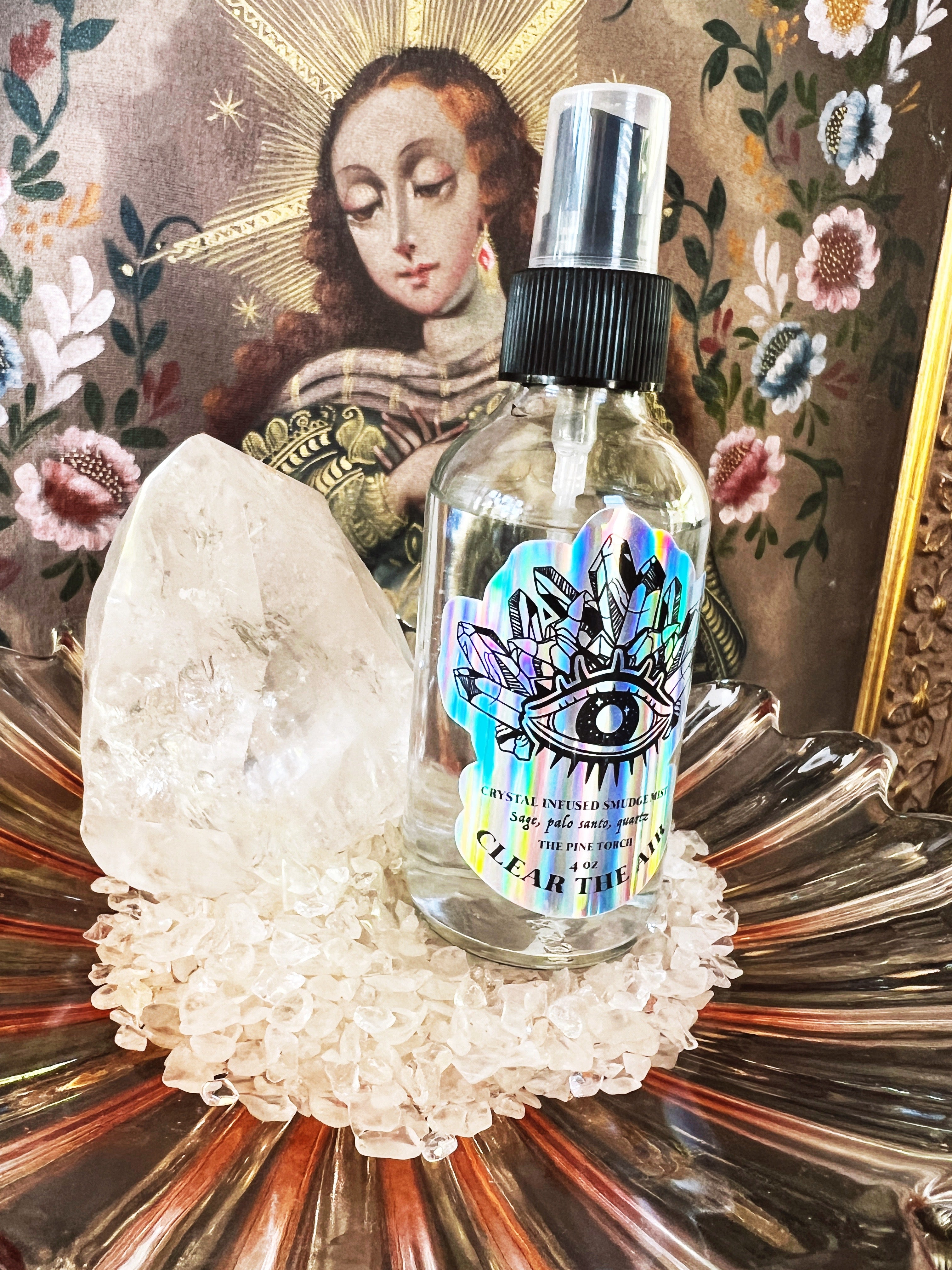 50% OFF DEAL // CLEAR THE AIR << CRYSTAL INFUSED SMUDGE MIST >>