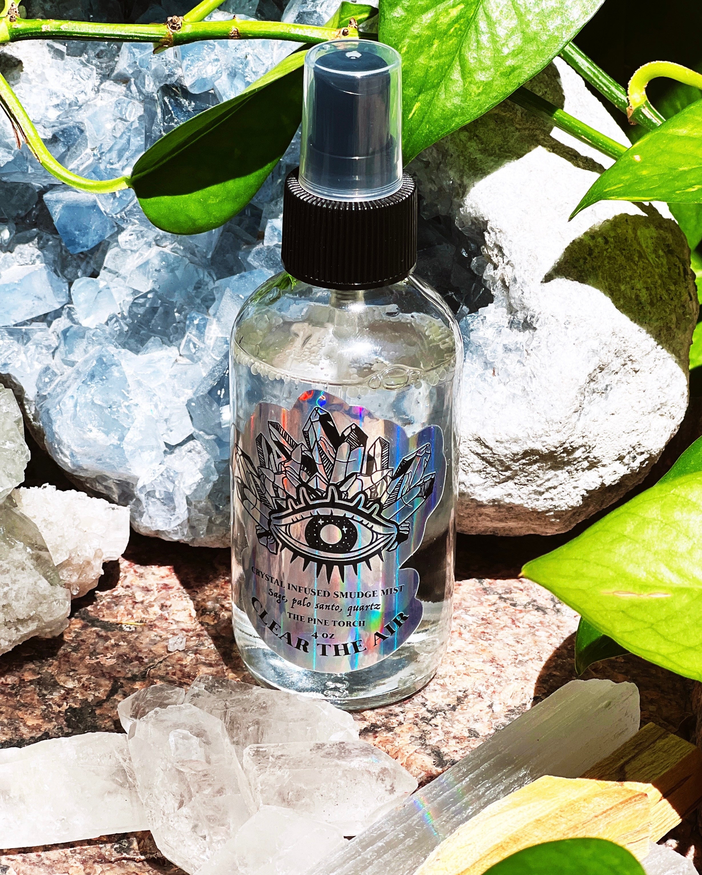 CLEAR THE AIR << CRYSTAL INFUSED SMUDGE MIST >>