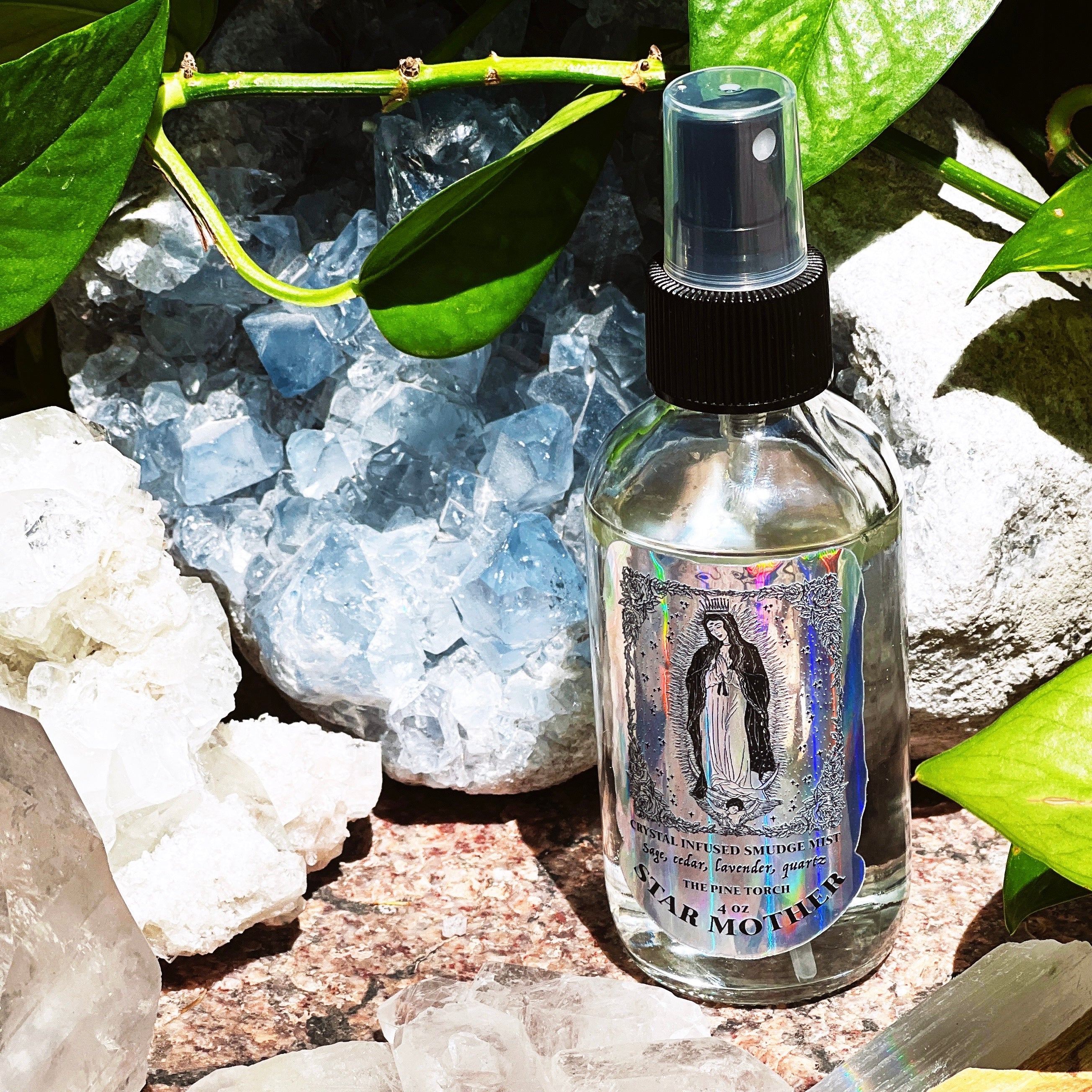 STAR MOTHER << CRYSTAL INFUSED SMUDGE MIST >>