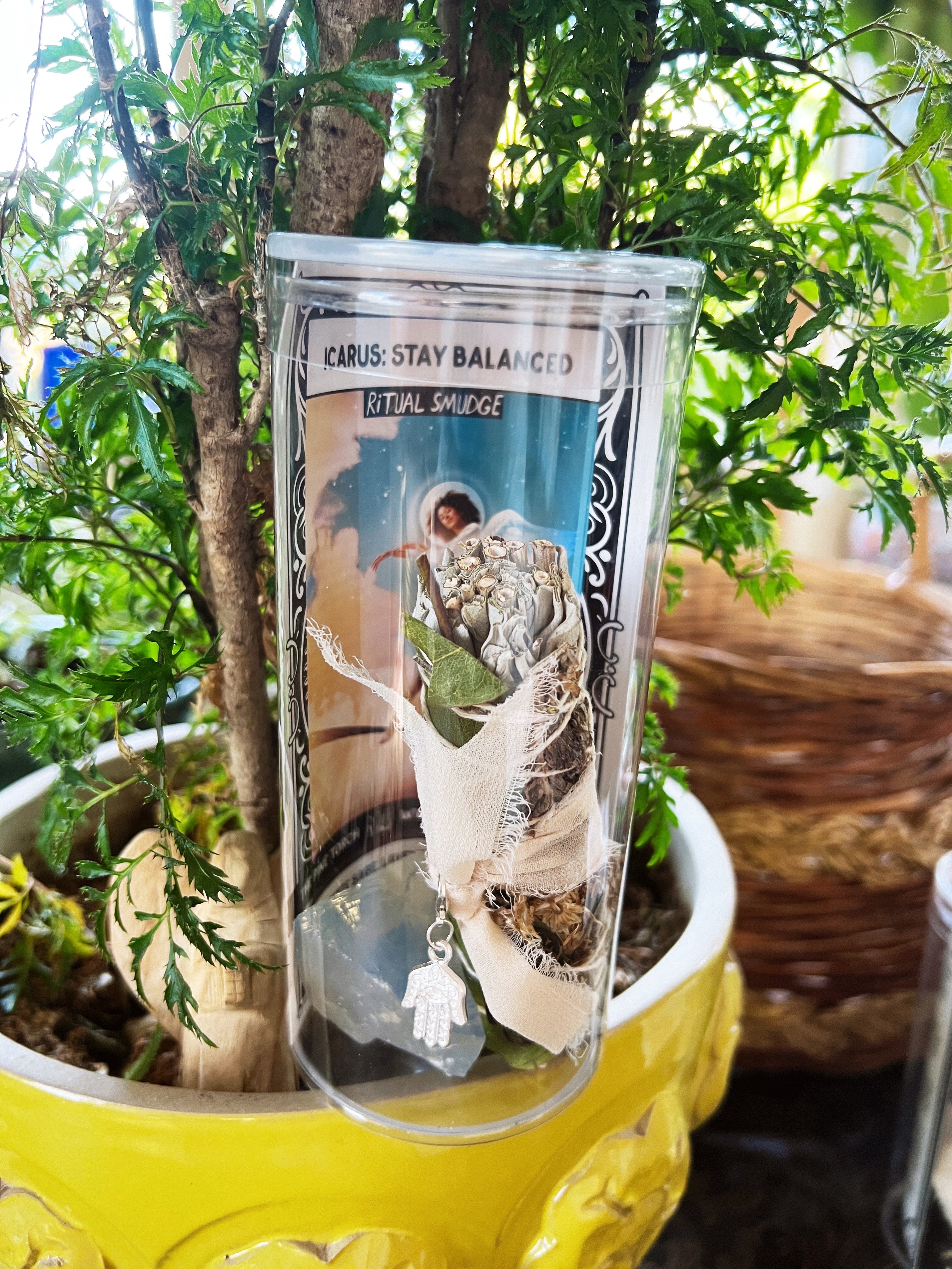 ICARUS: STAY BALANCED << EUCALYPTUS LAVENDER SAGE WITH OPALITE >> RITUAL KIT