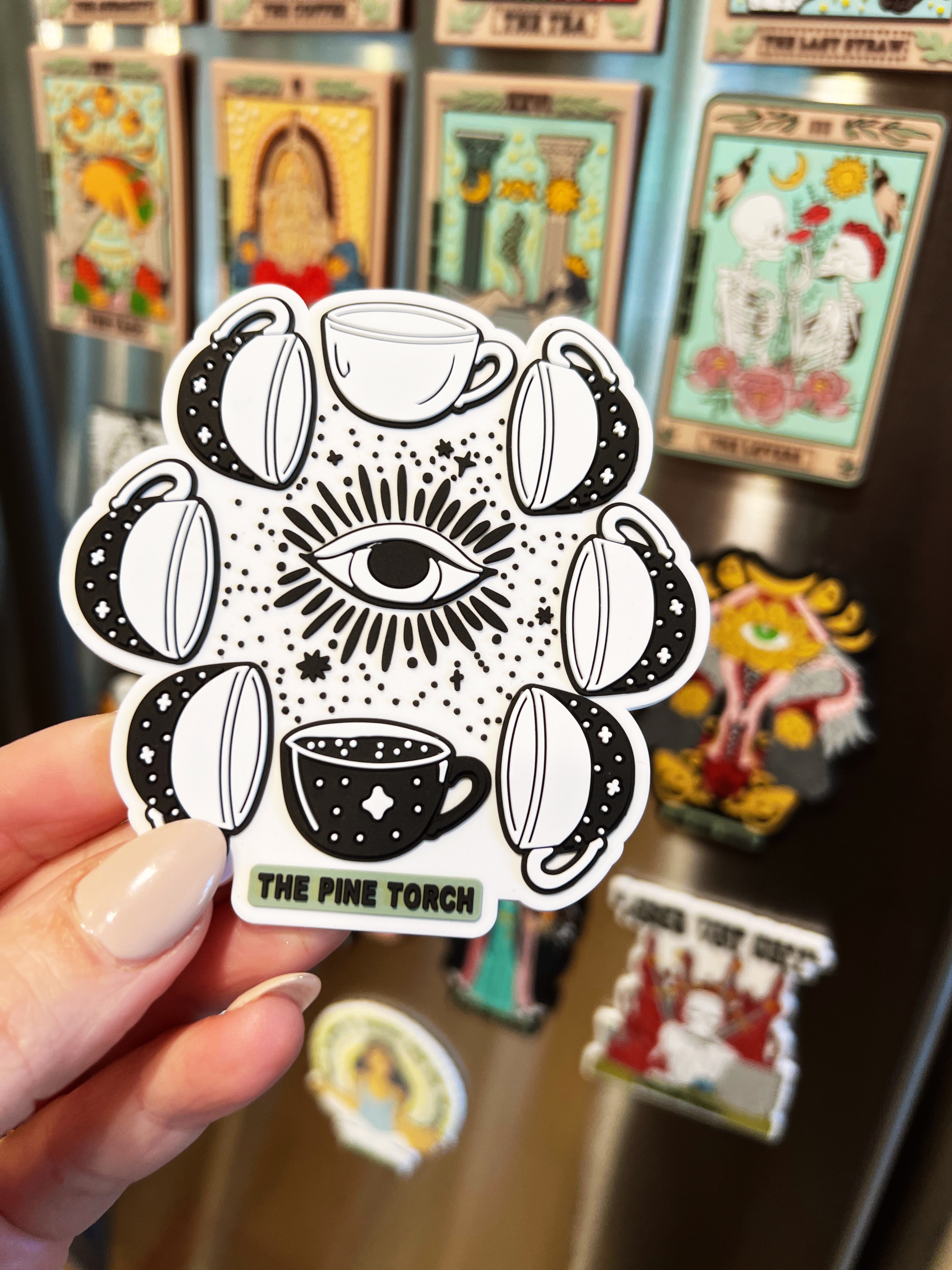 MOON PHASE COFFEE « SOFT RUBBER 3D MAGNET »