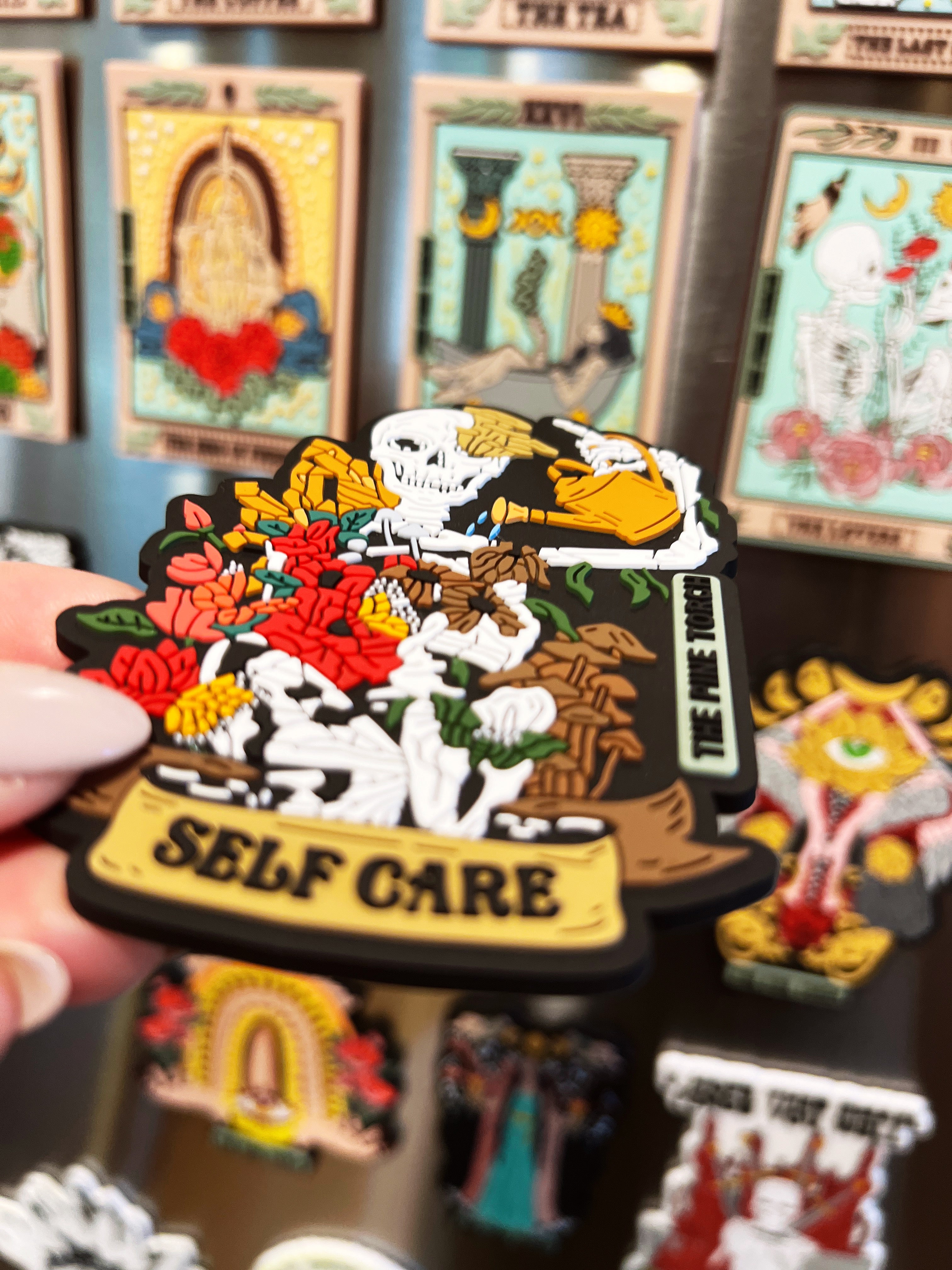 SELF CARE SKELETON « SOFT RUBBER 3D MAGNET »