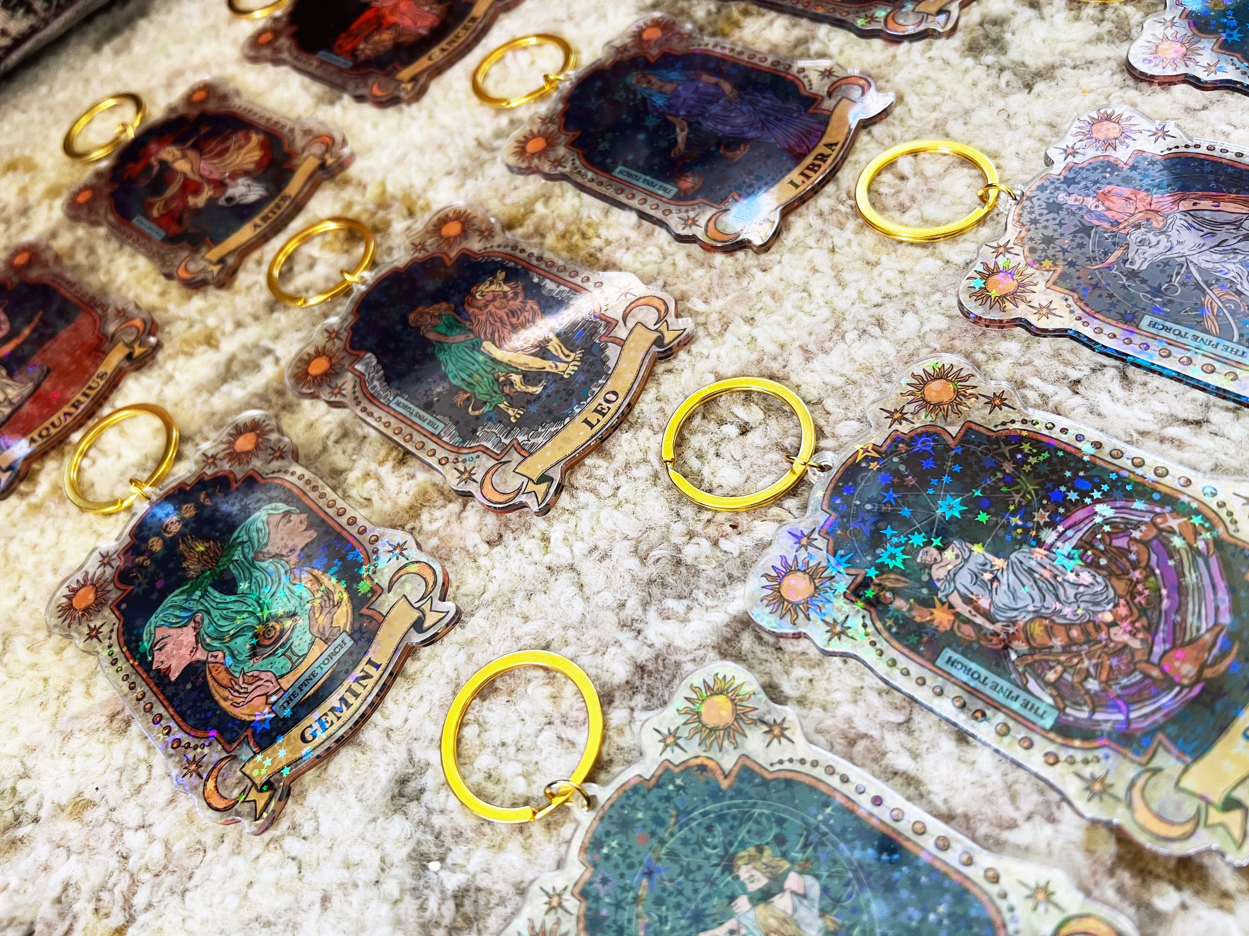 GEMINI « HOLOGRAPHIC KEYCHAIN »