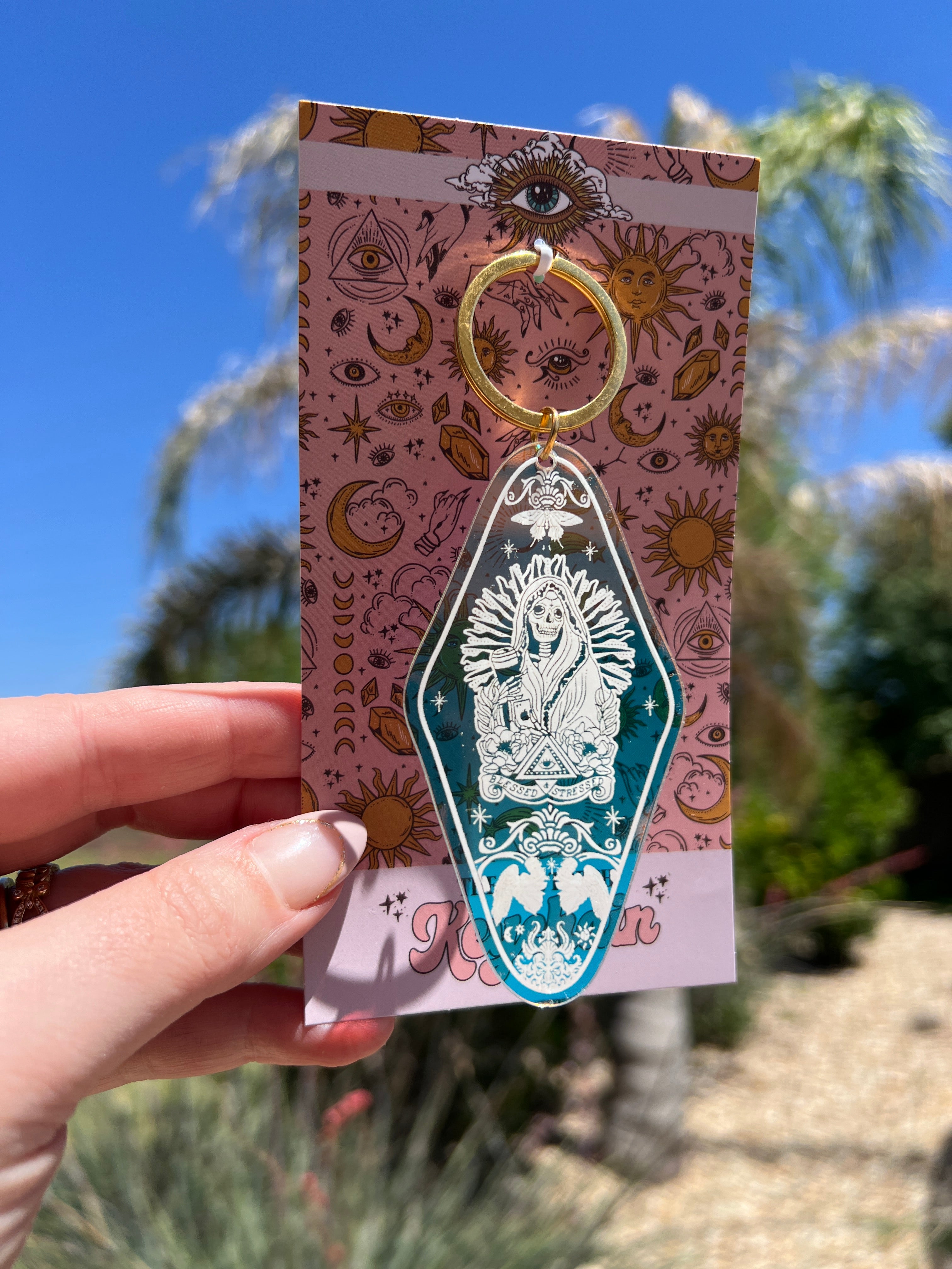 BLESSED AND STRESSED « HOTEL KEYCHAIN »