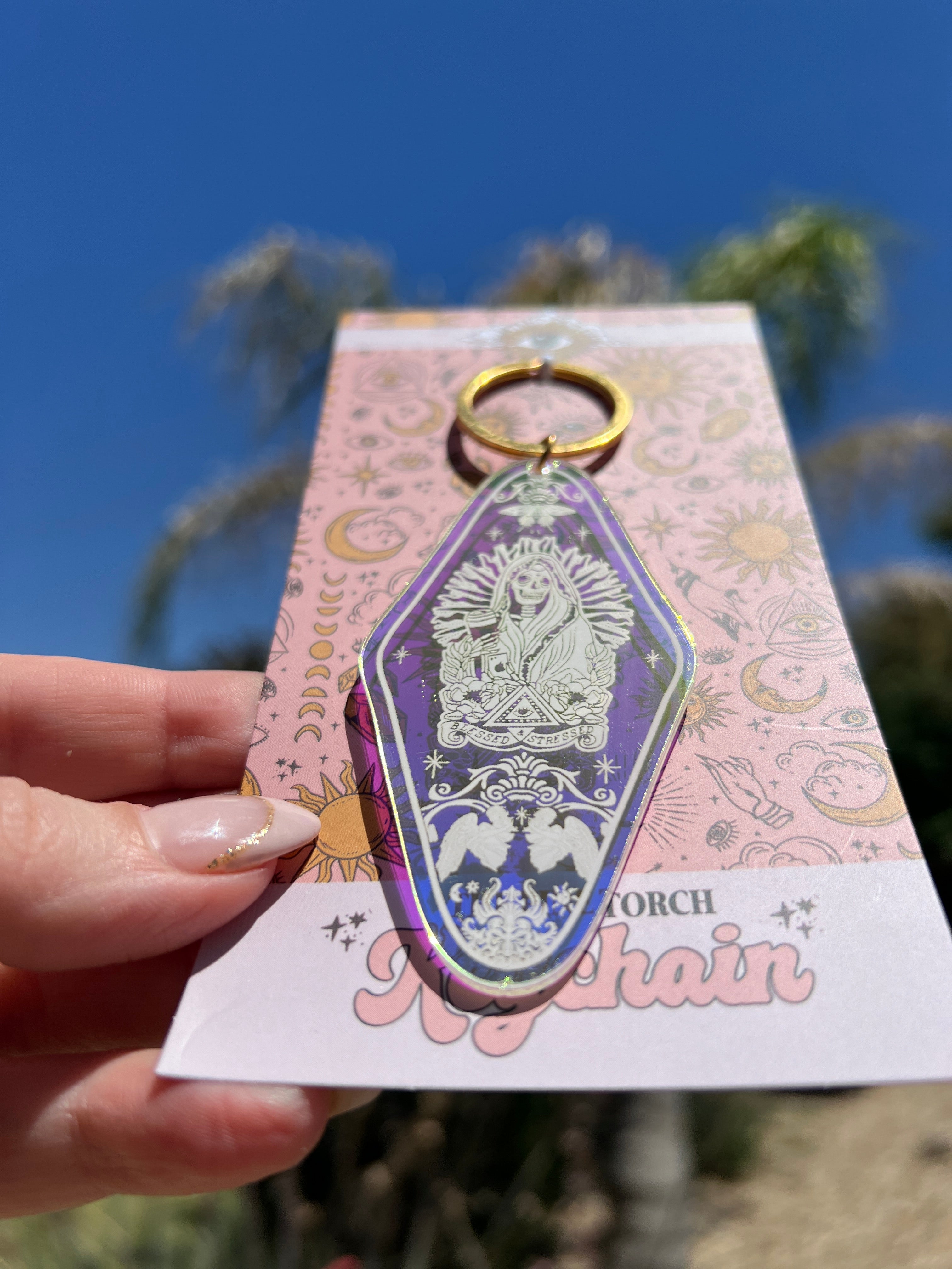 BLESSED AND STRESSED « HOTEL KEYCHAIN »