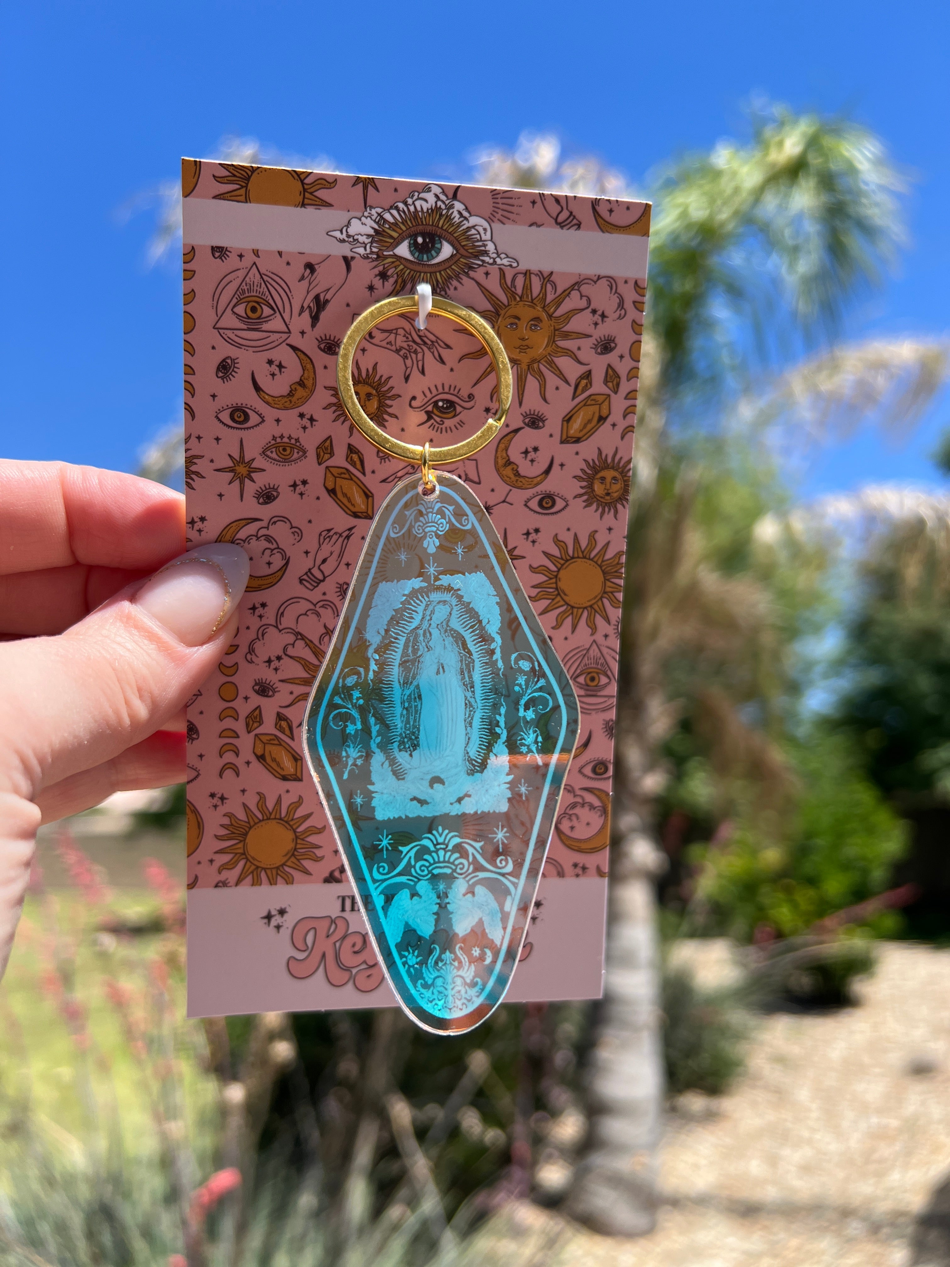 VIRGIN MARY « HOTEL KEYCHAIN »