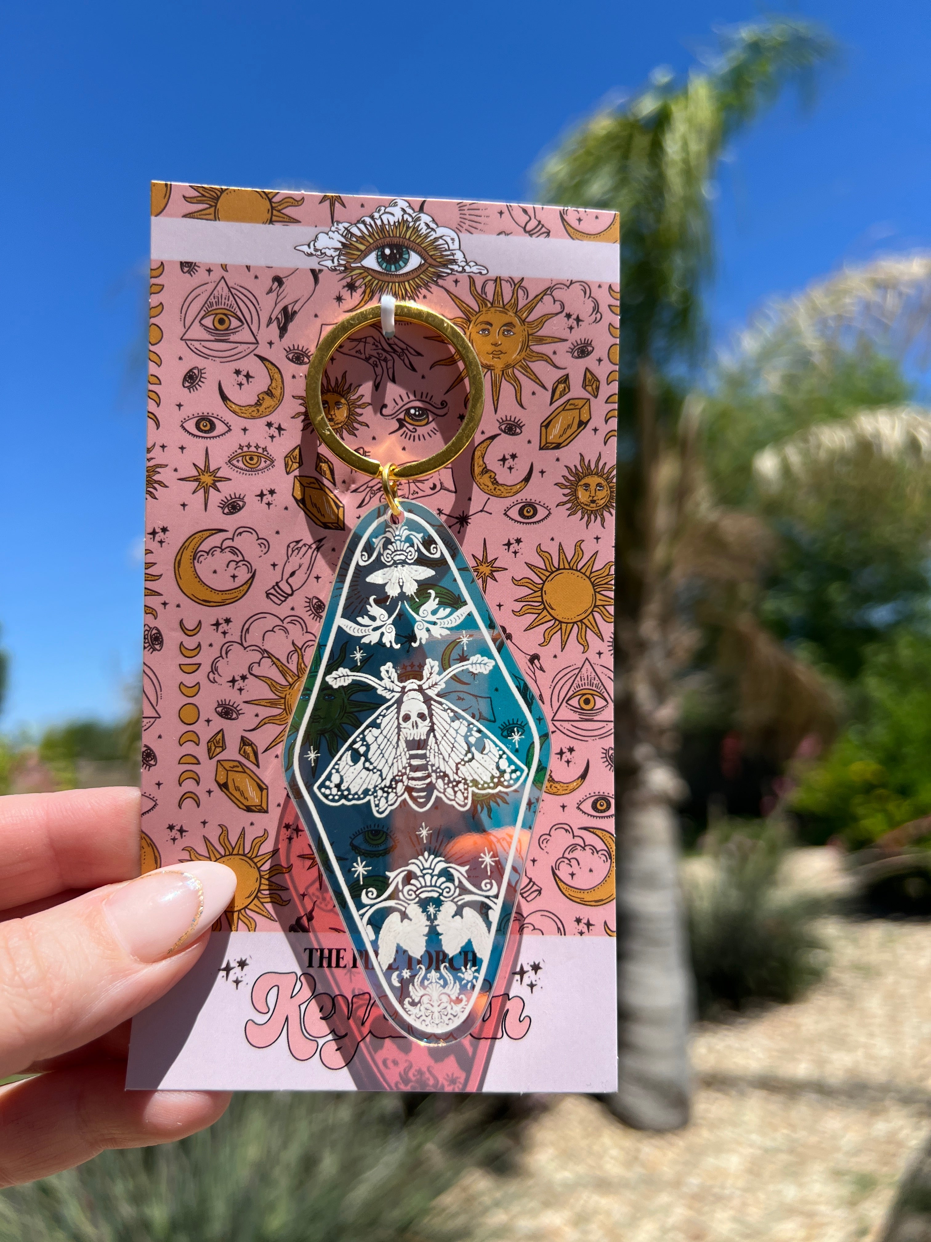 DEATH MOTH « HOTEL KEYCHAIN »