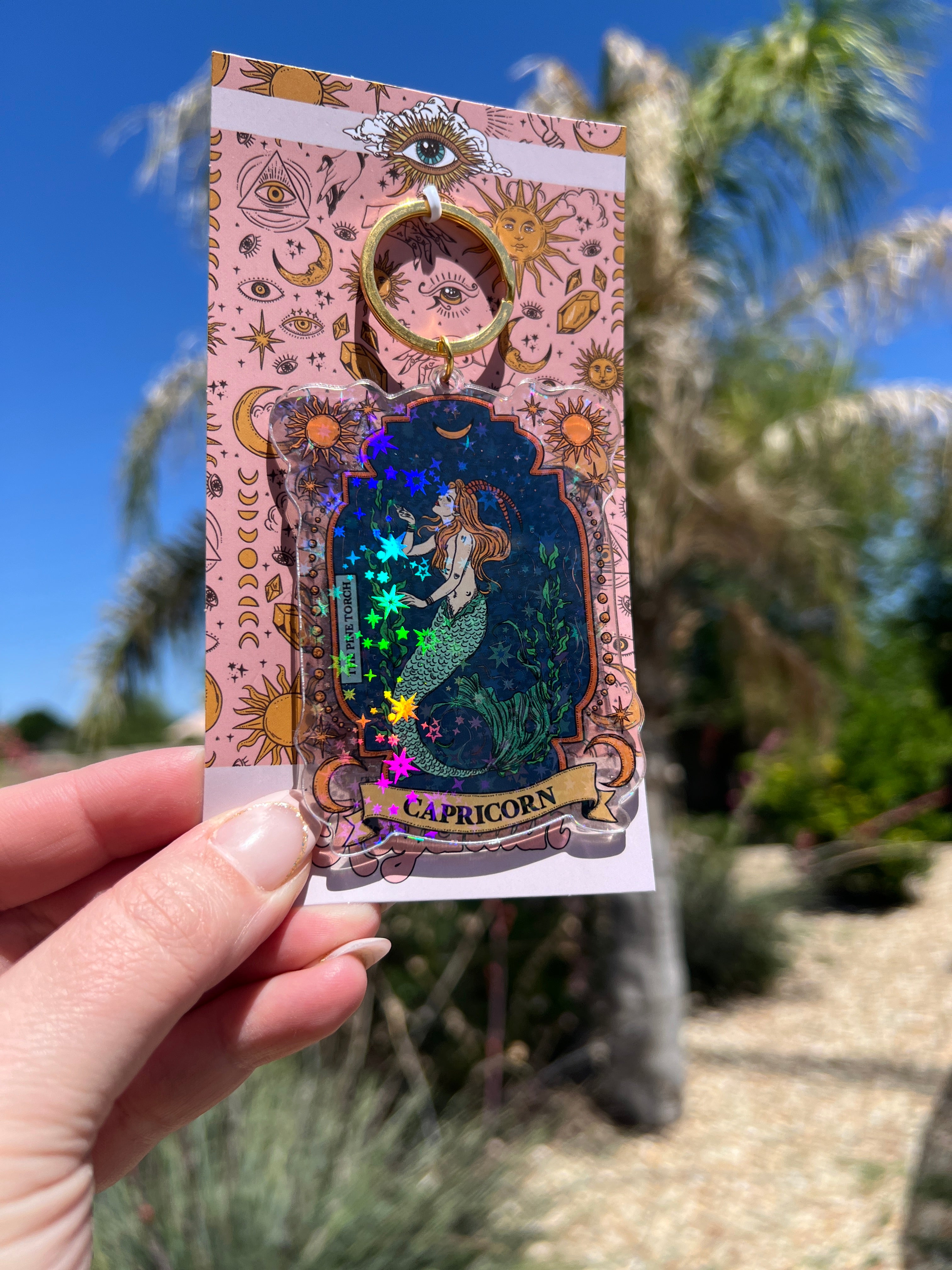 CAPRICORN « HOLOGRAPHIC KEYCHAIN »