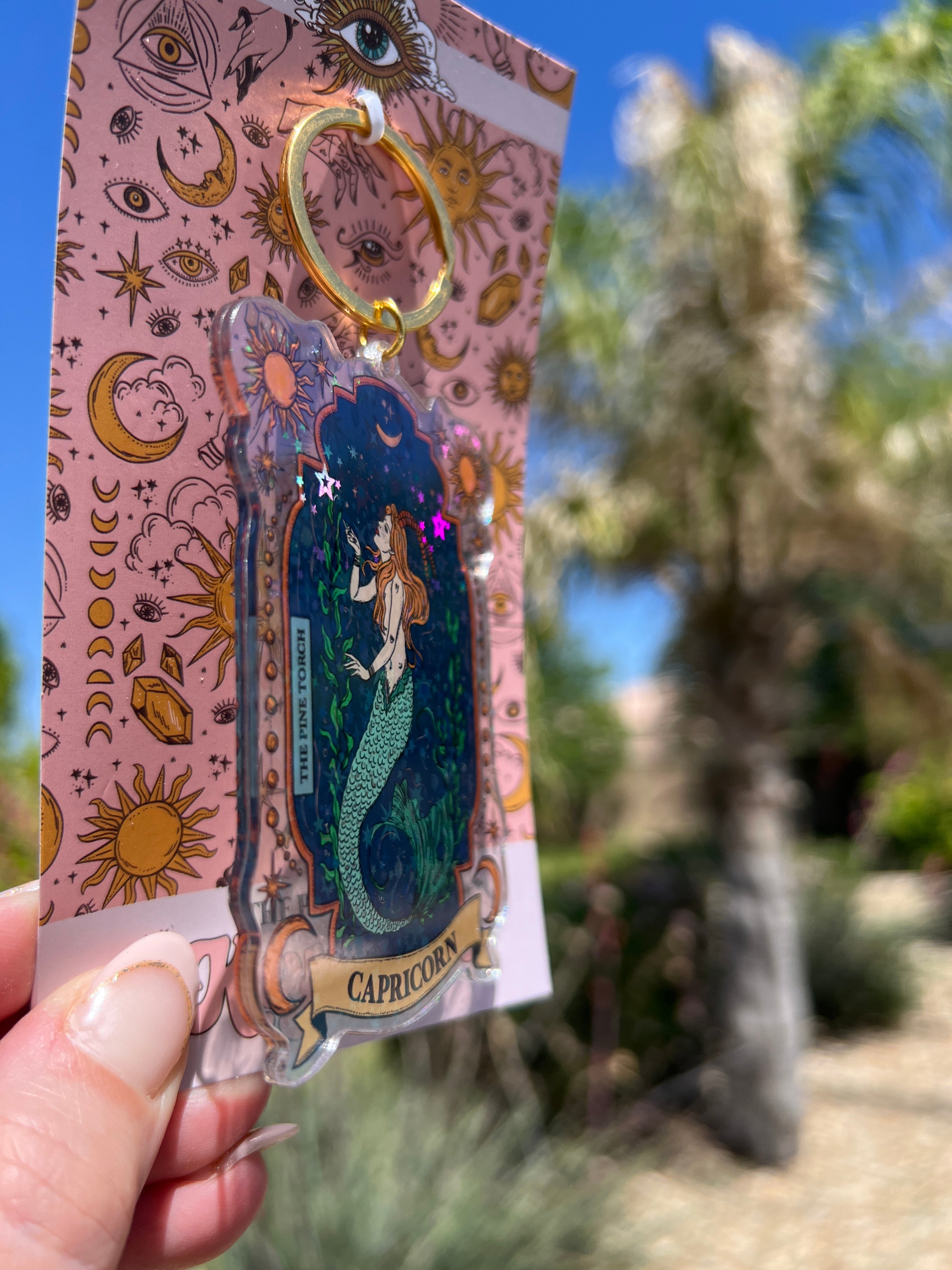 CAPRICORN « HOLOGRAPHIC KEYCHAIN »