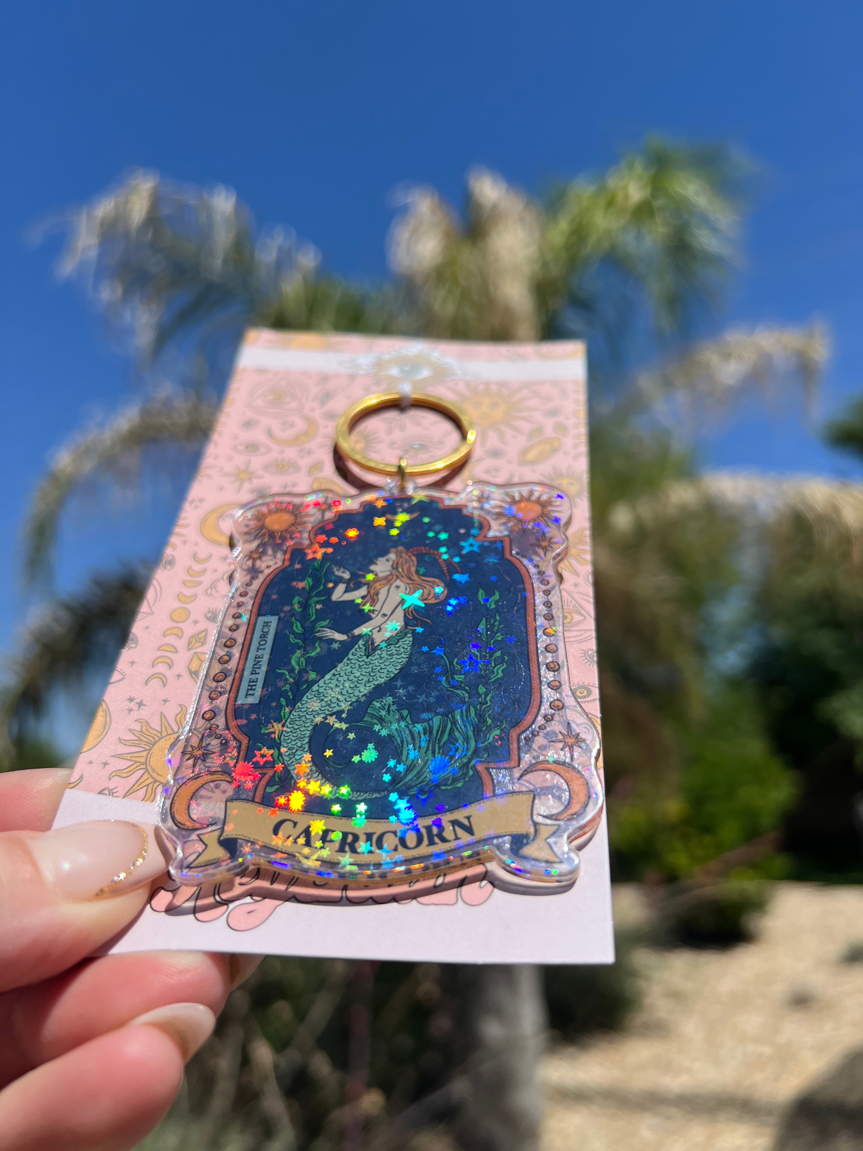 CAPRICORN « HOLOGRAPHIC KEYCHAIN »