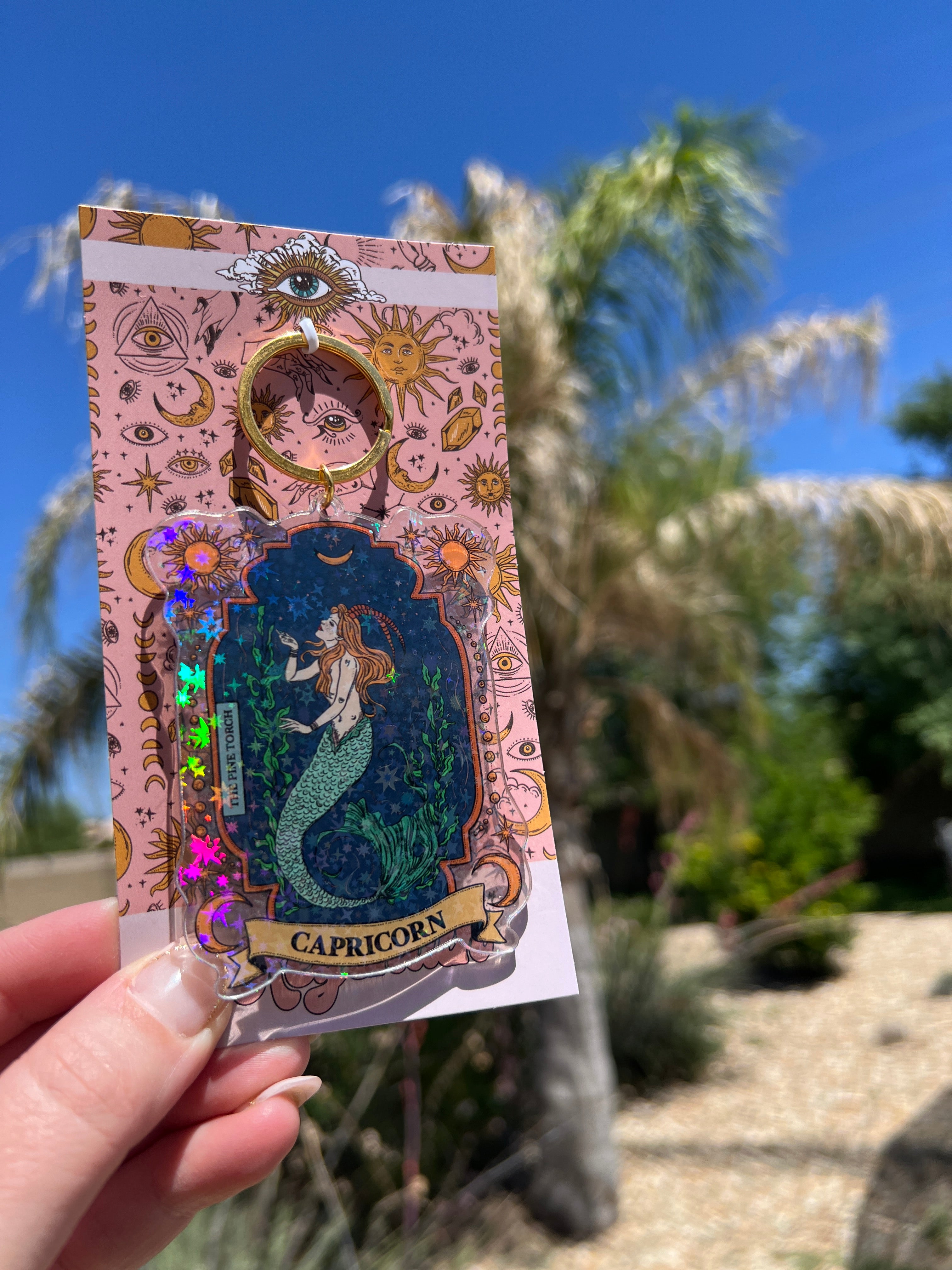 CAPRICORN « HOLOGRAPHIC KEYCHAIN »