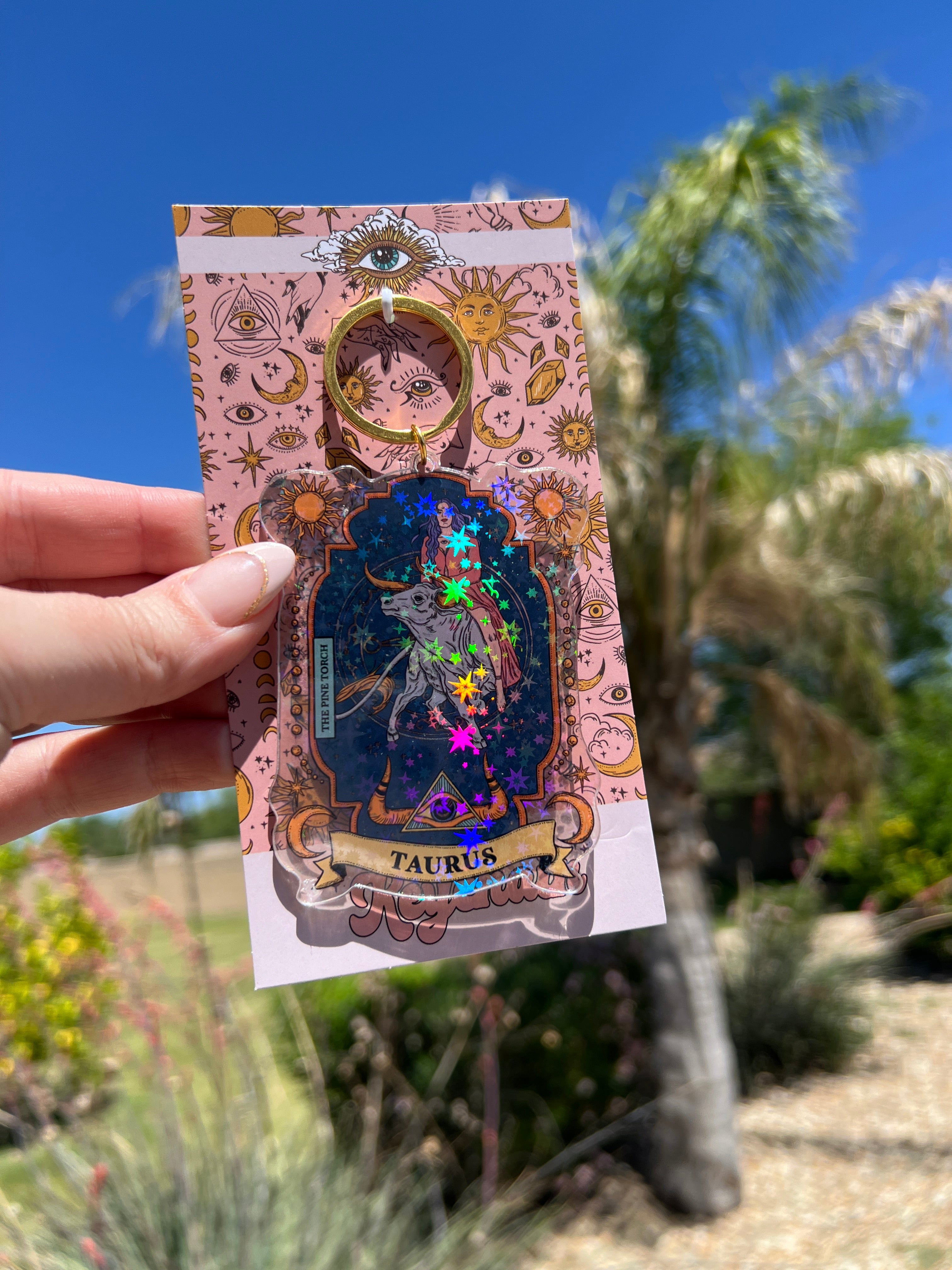 TAURUS « HOLOGRAPHIC KEYCHAIN »
