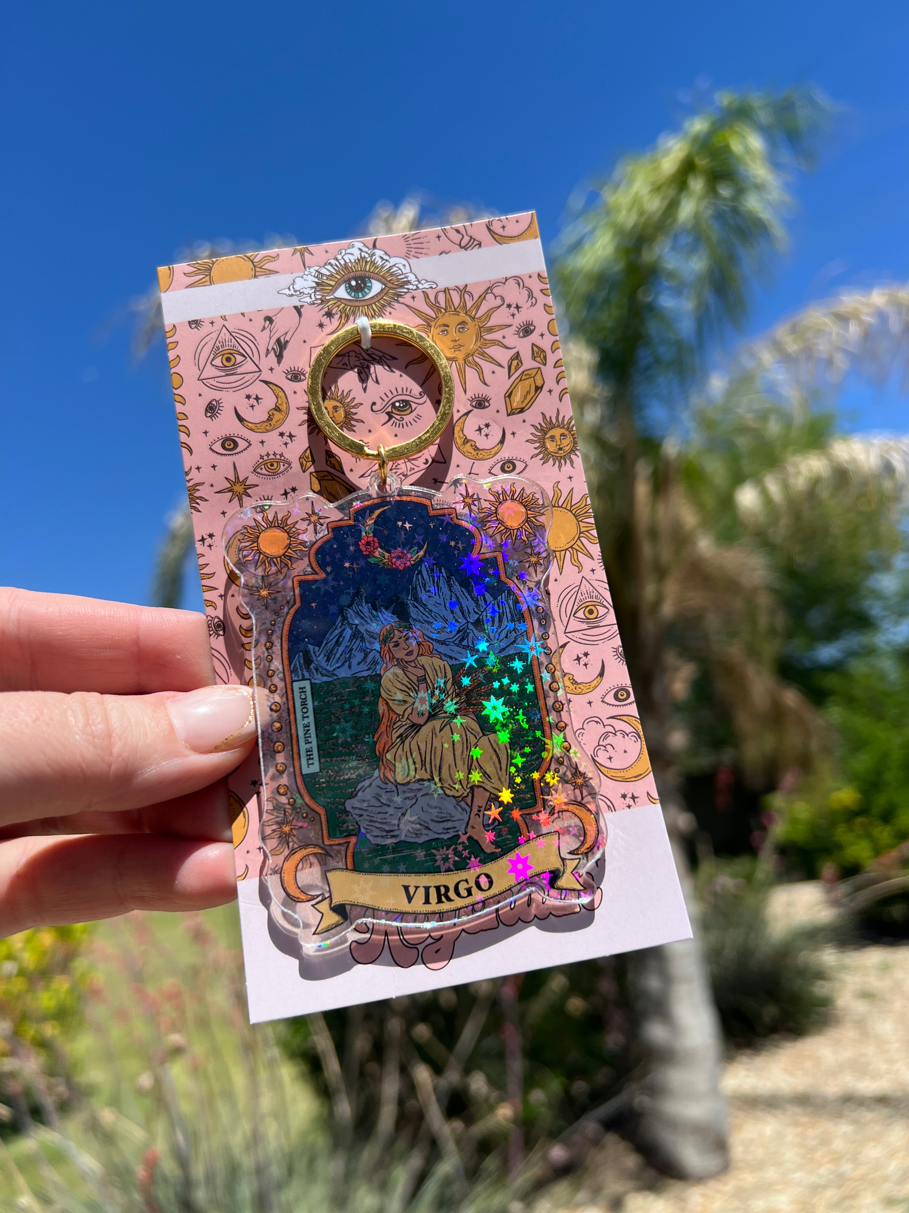 VIRGO « HOLOGRAPHIC KEYCHAIN »
