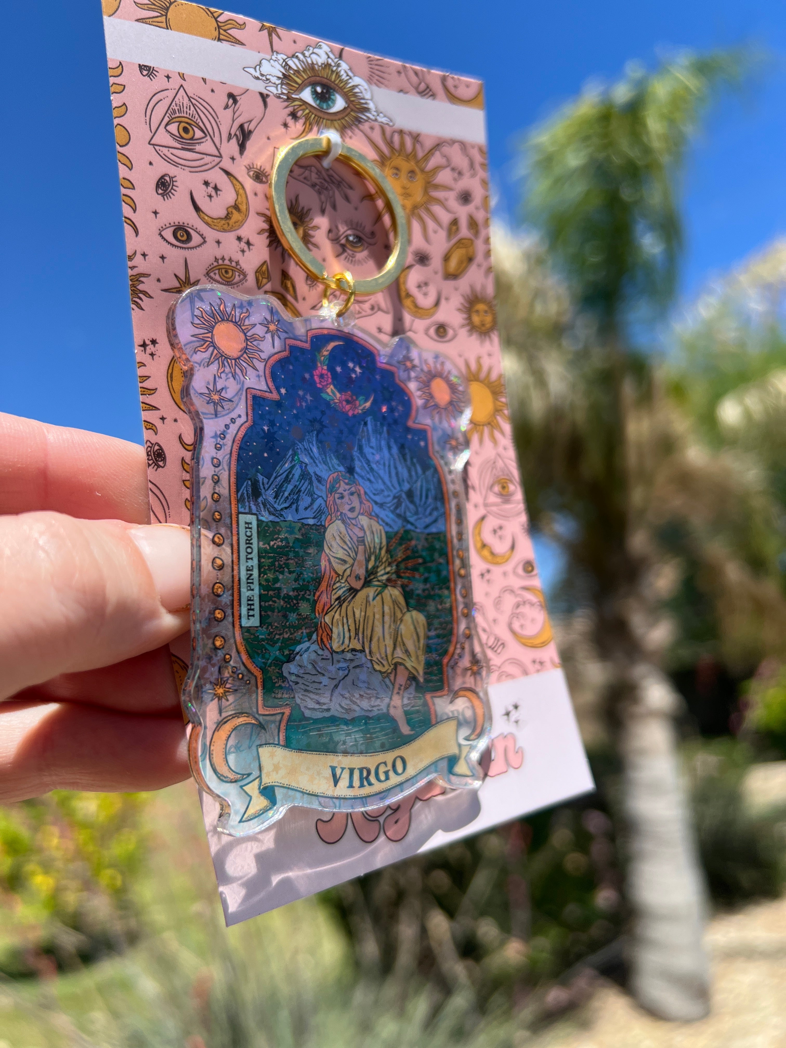 VIRGO « HOLOGRAPHIC KEYCHAIN »