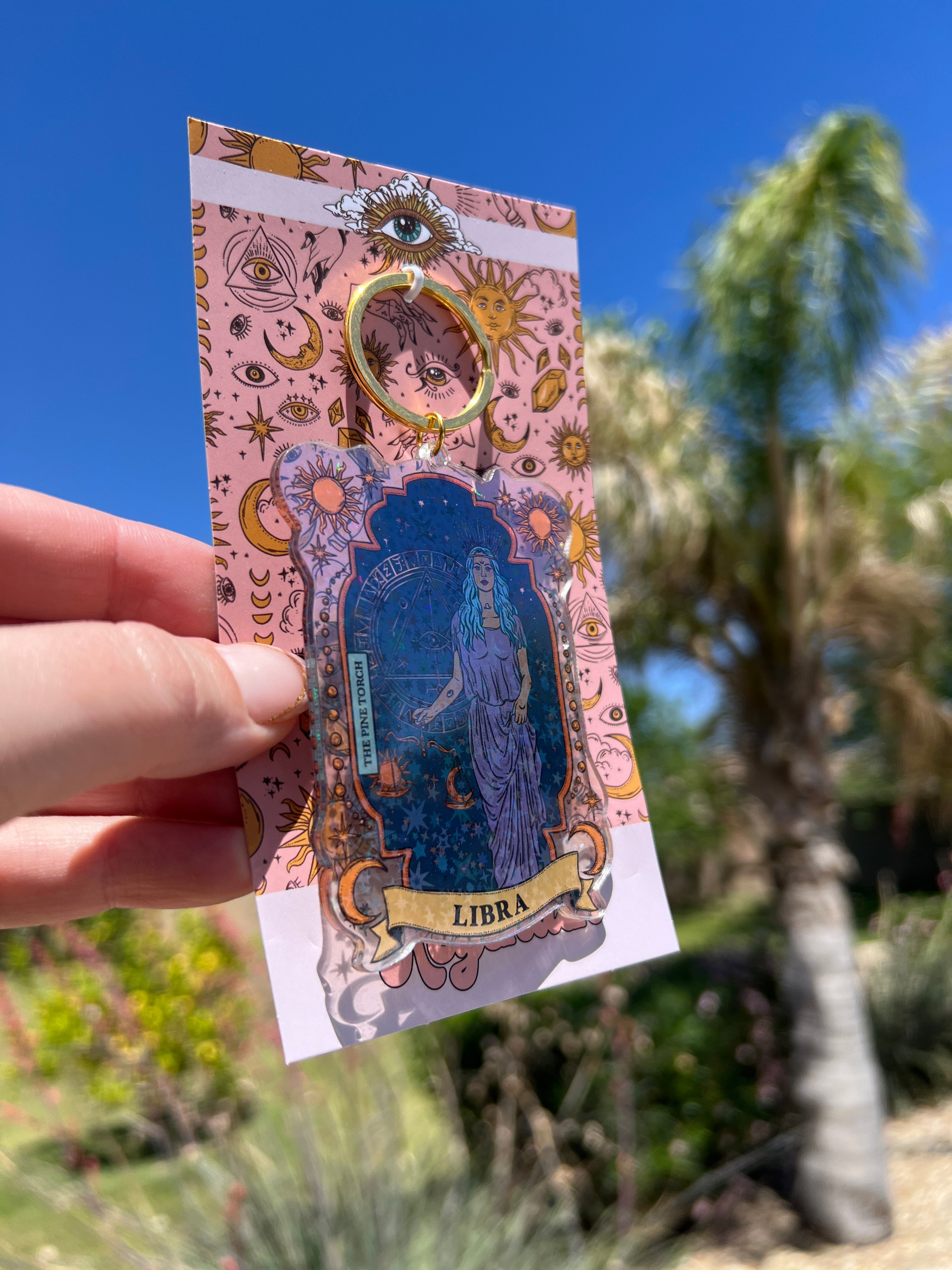 LIBRA « HOLOGRAPHIC KEYCHAIN »