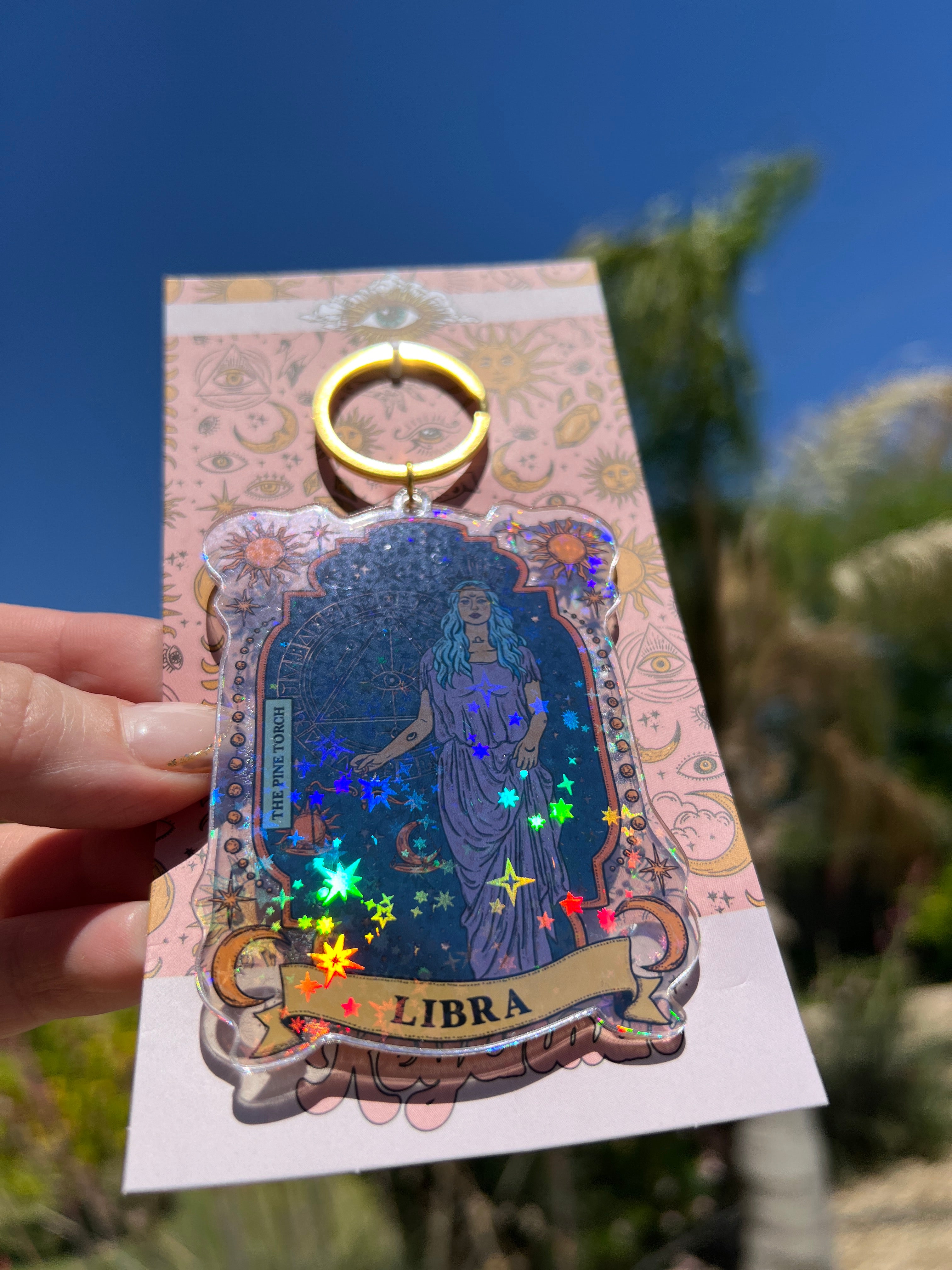LIBRA « HOLOGRAPHIC KEYCHAIN »