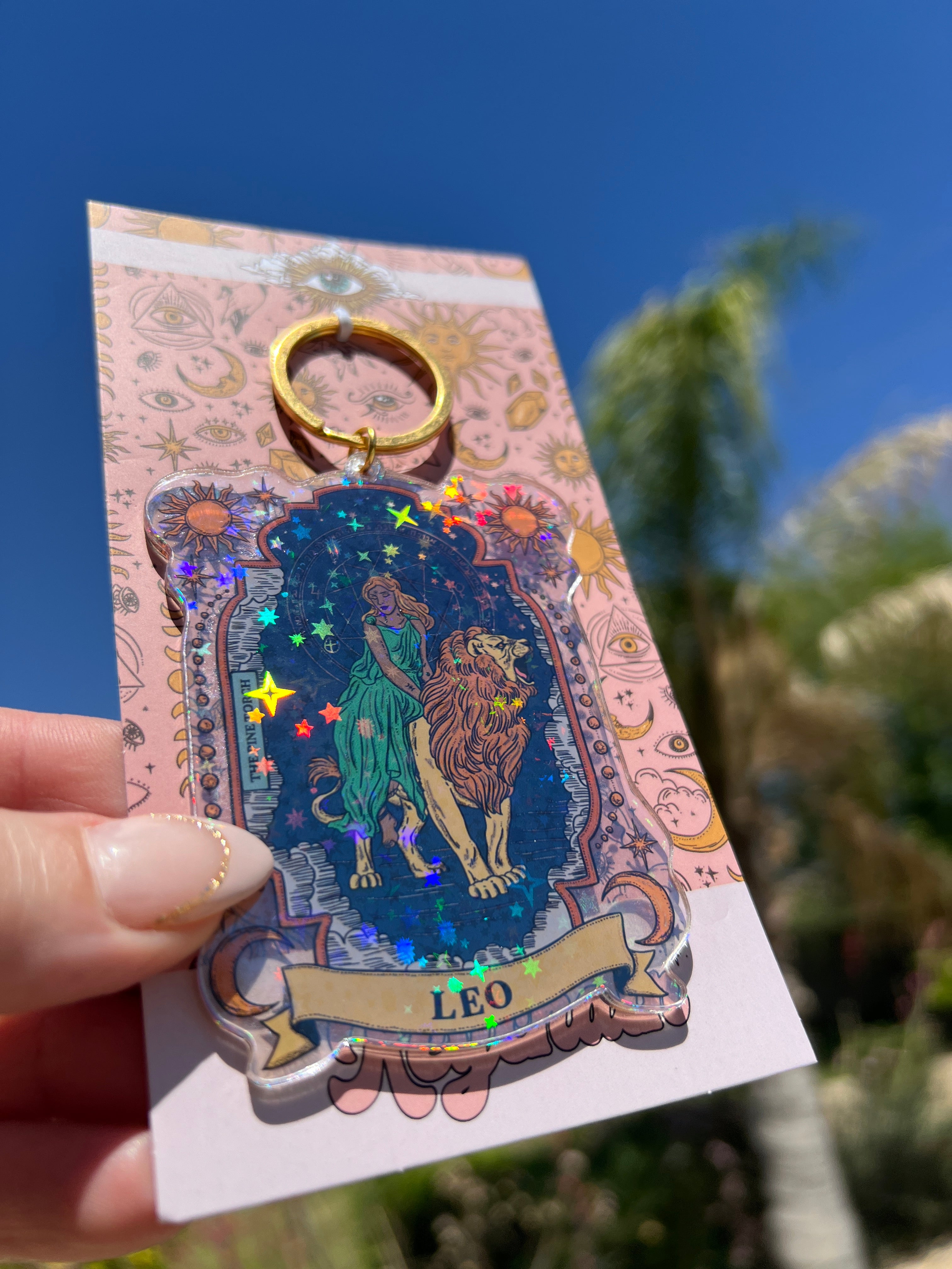 LEO « HOLOGRAPHIC KEYCHAIN »