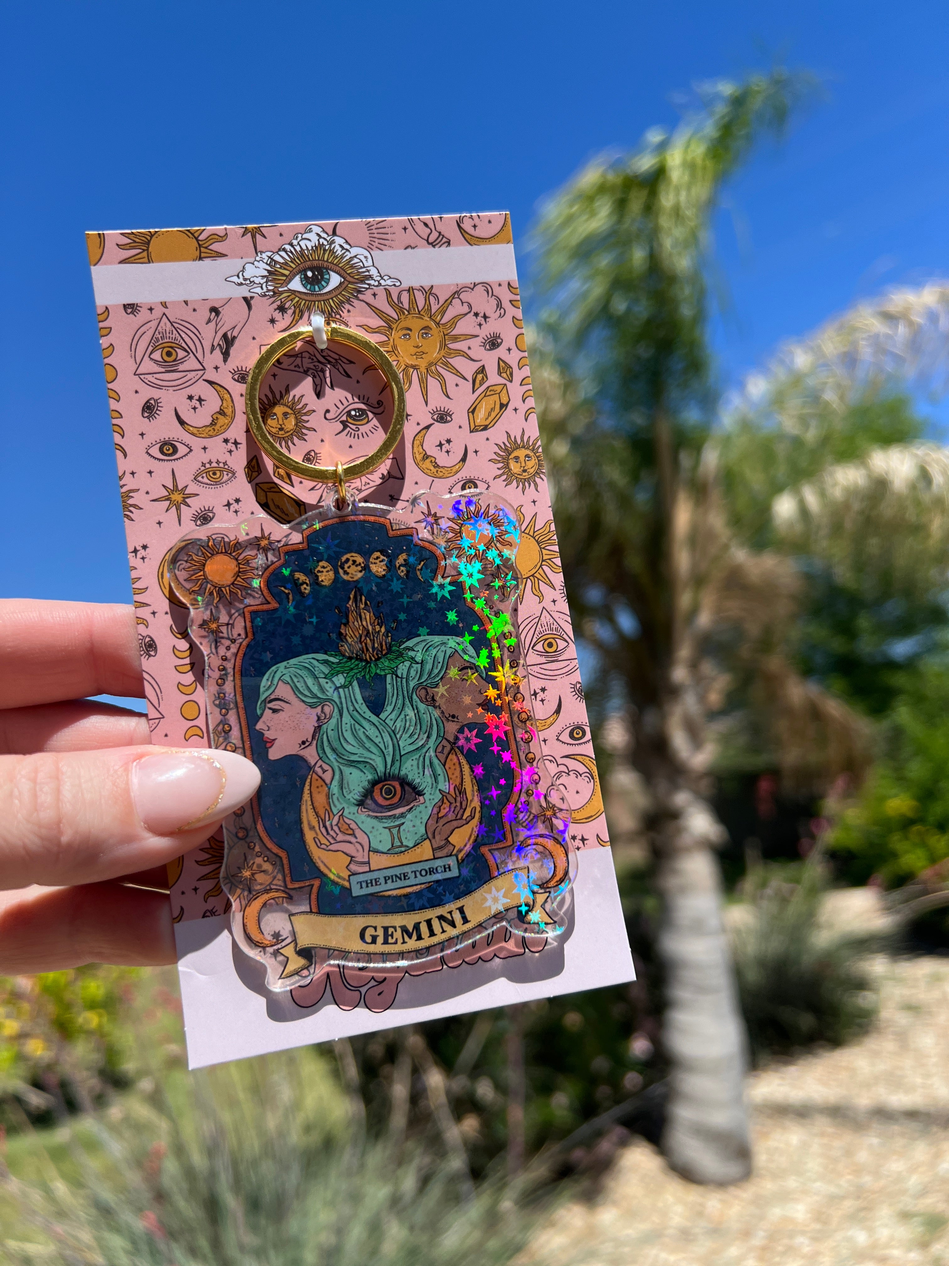 GEMINI « HOLOGRAPHIC KEYCHAIN »