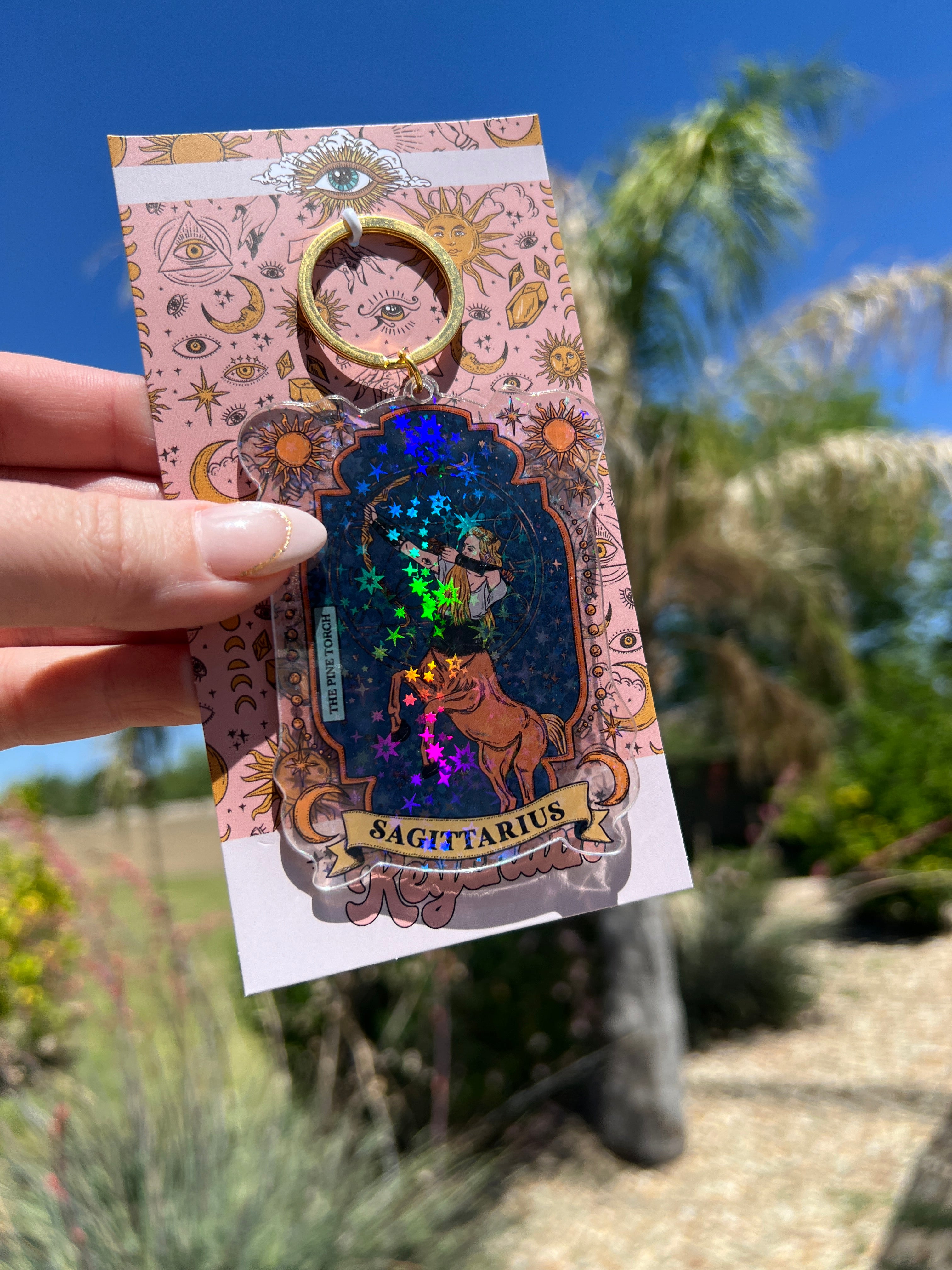 SAGITTARIUS « HOLOGRAPHIC KEYCHAIN »
