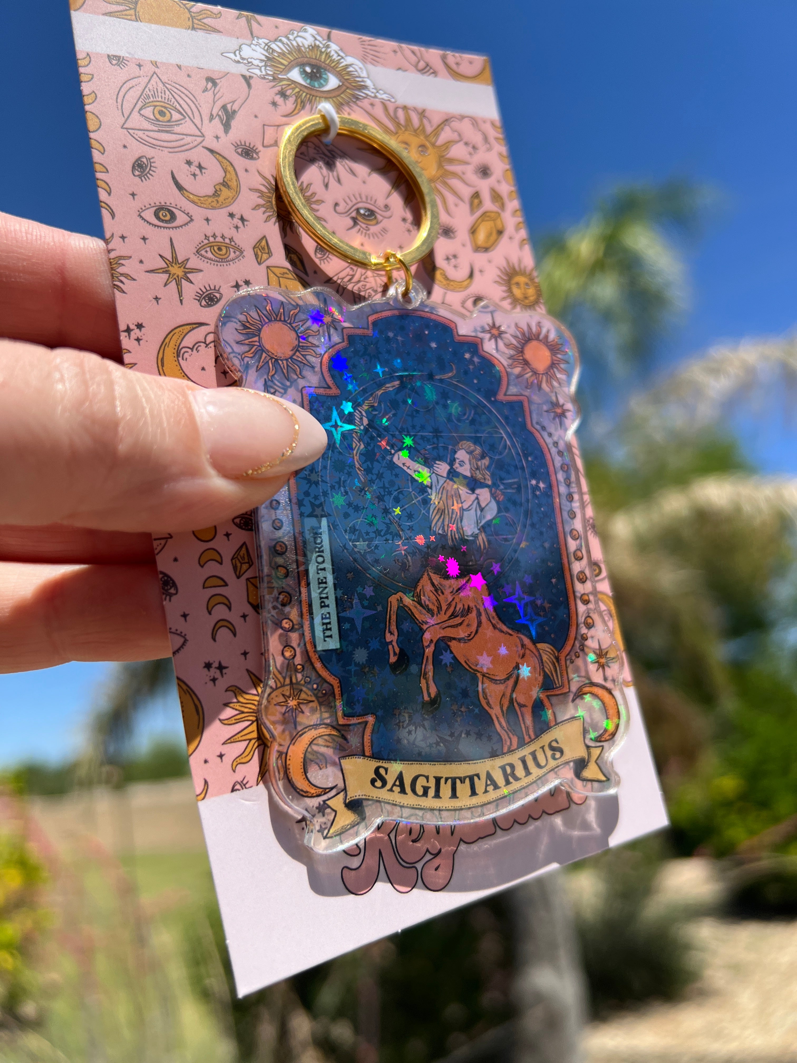SAGITTARIUS « HOLOGRAPHIC KEYCHAIN »