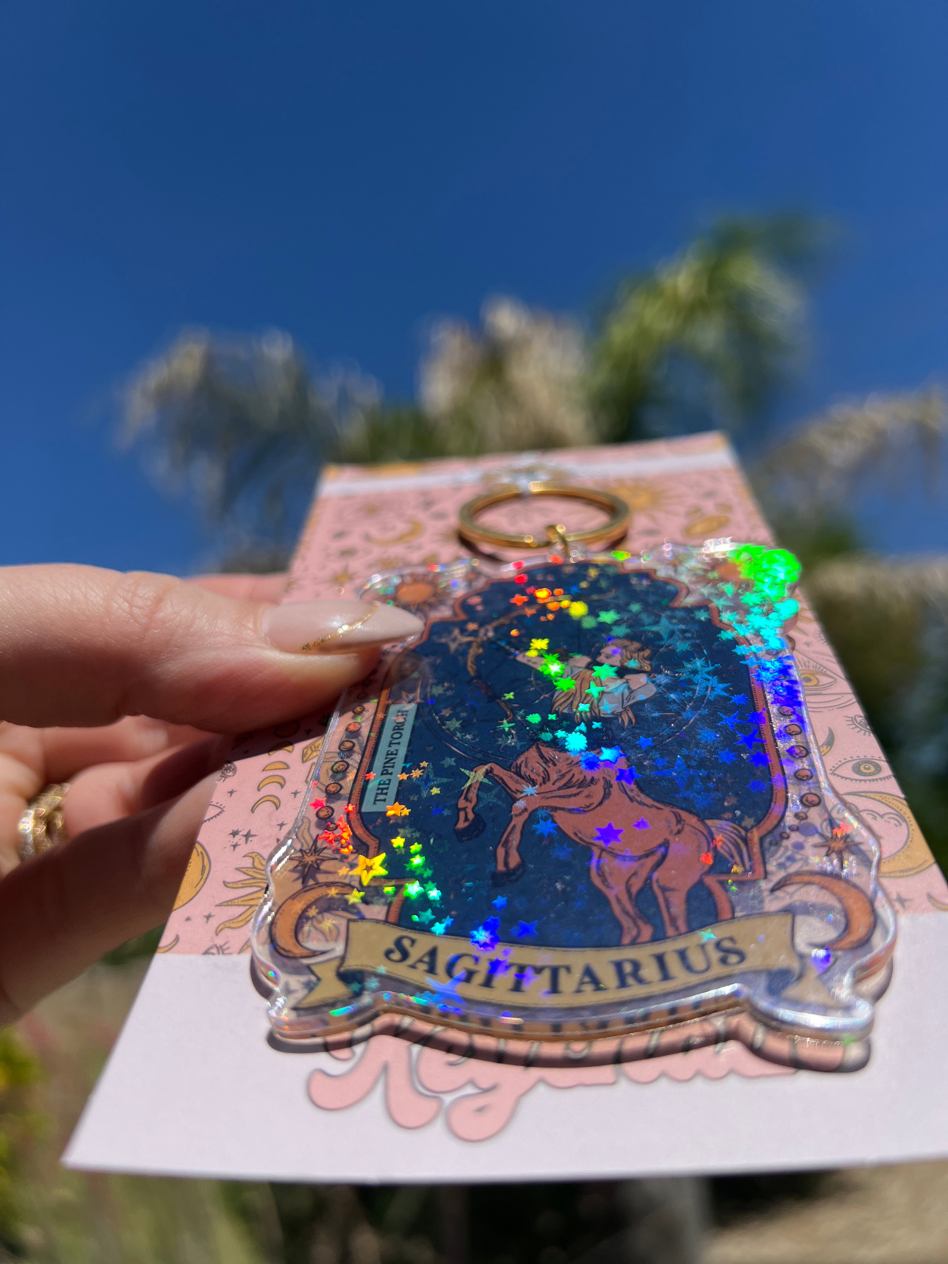 SAGITTARIUS « HOLOGRAPHIC KEYCHAIN »