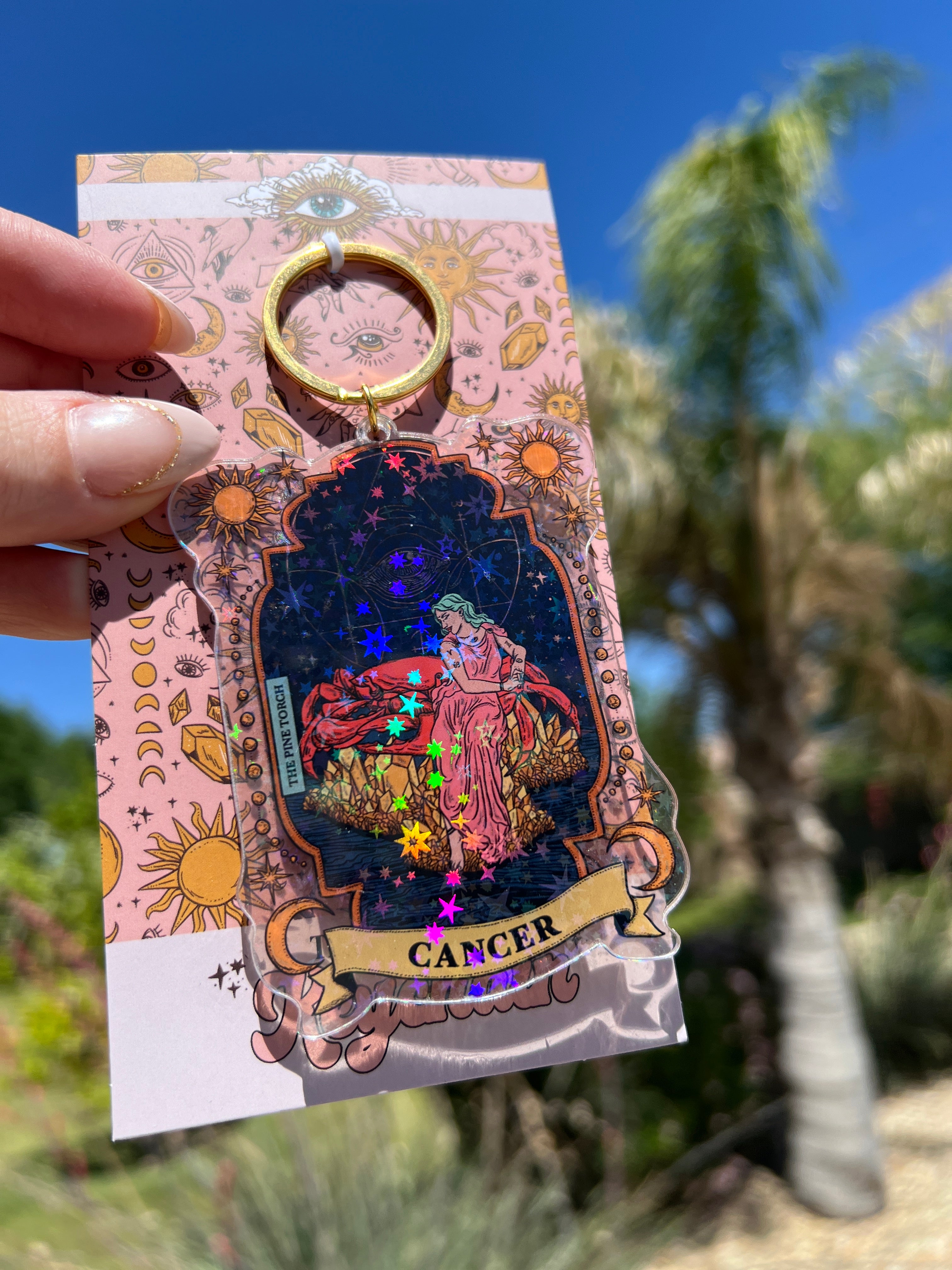 CANCER « HOLOGRAPHIC KEYCHAIN »