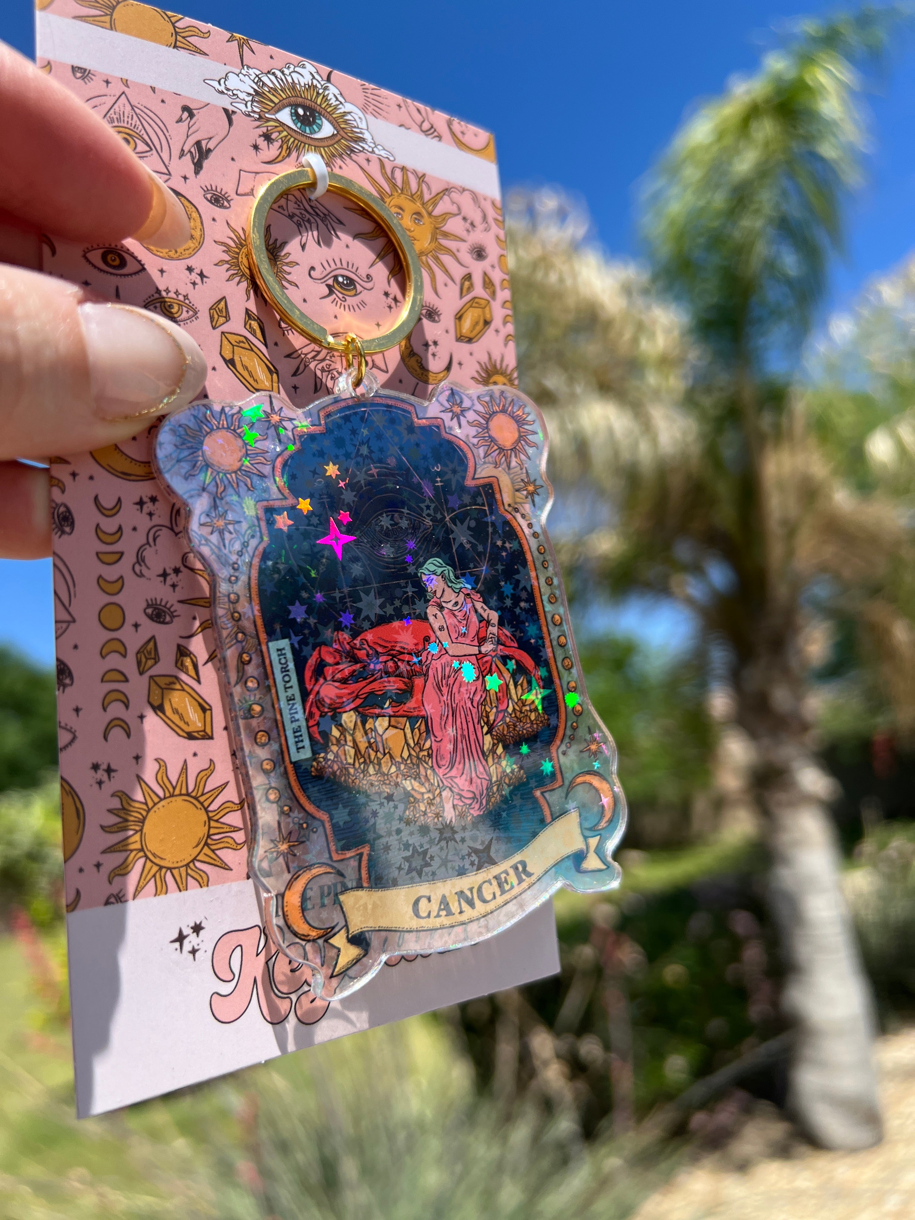 CANCER « HOLOGRAPHIC KEYCHAIN »