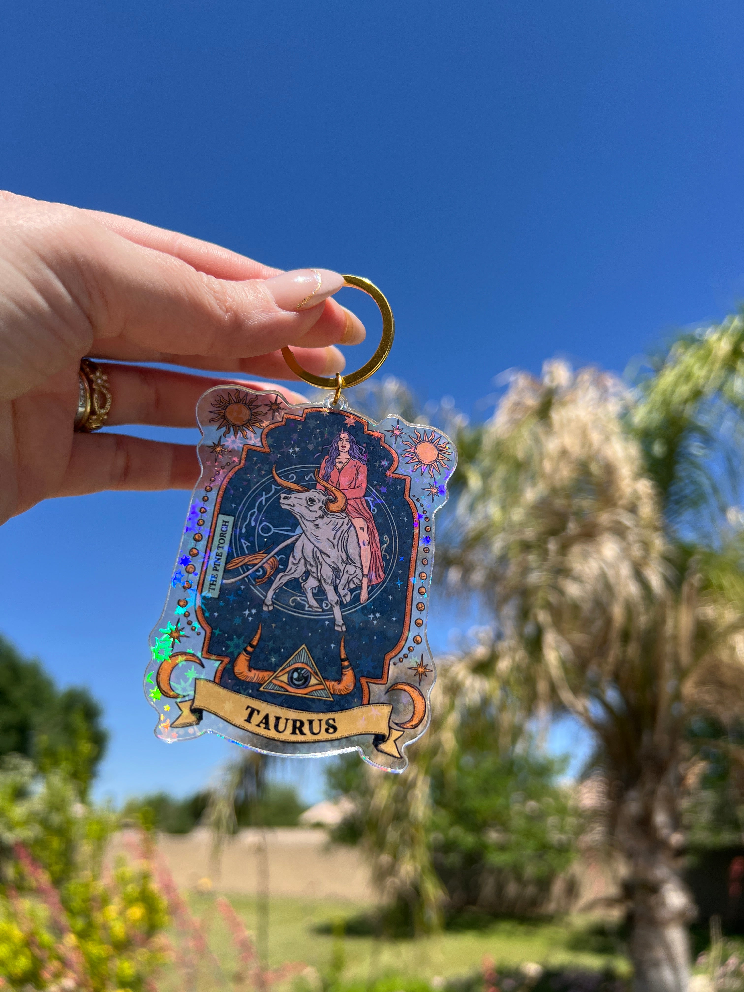 TAURUS « HOLOGRAPHIC KEYCHAIN »
