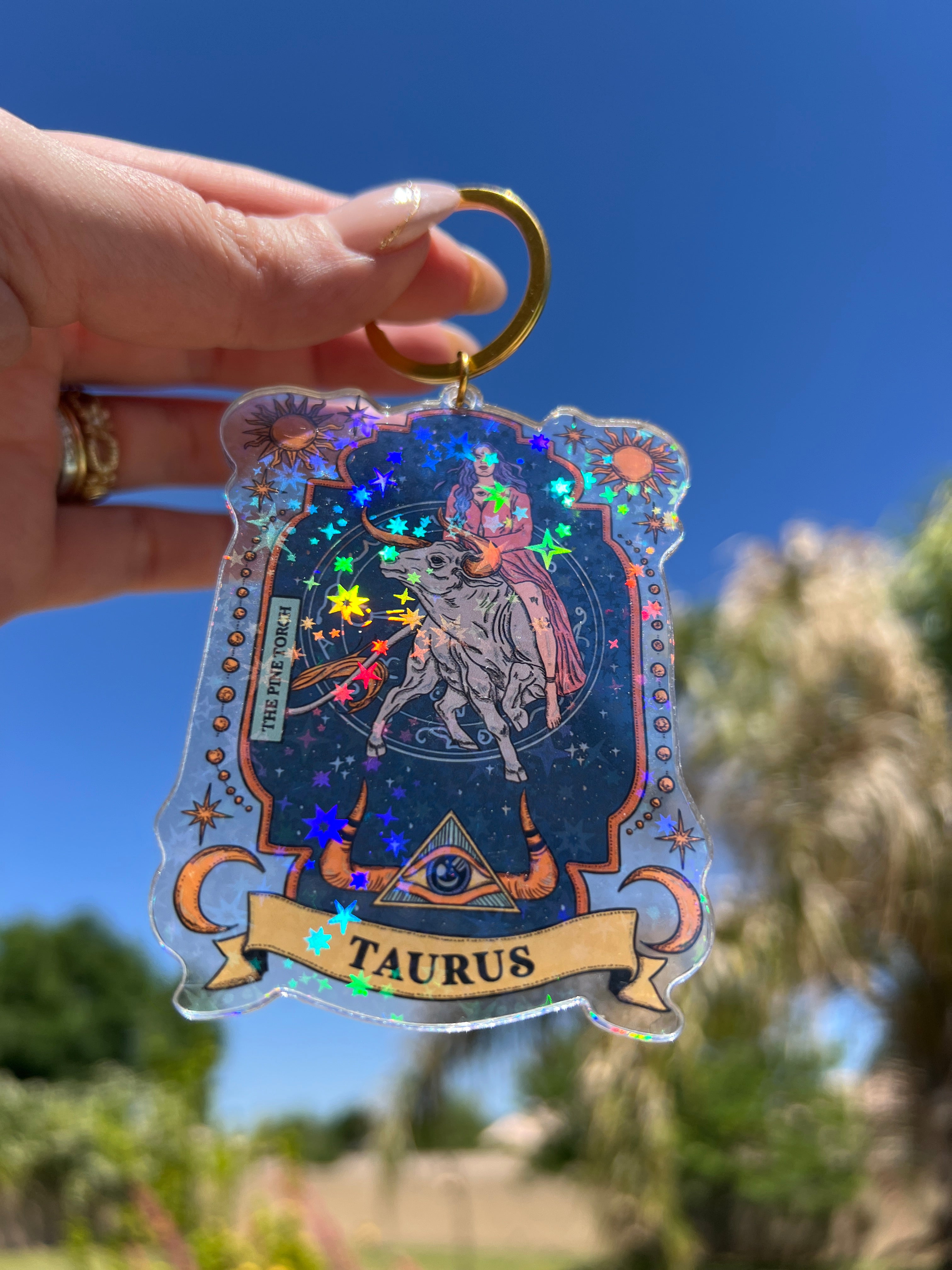 TAURUS « HOLOGRAPHIC KEYCHAIN »