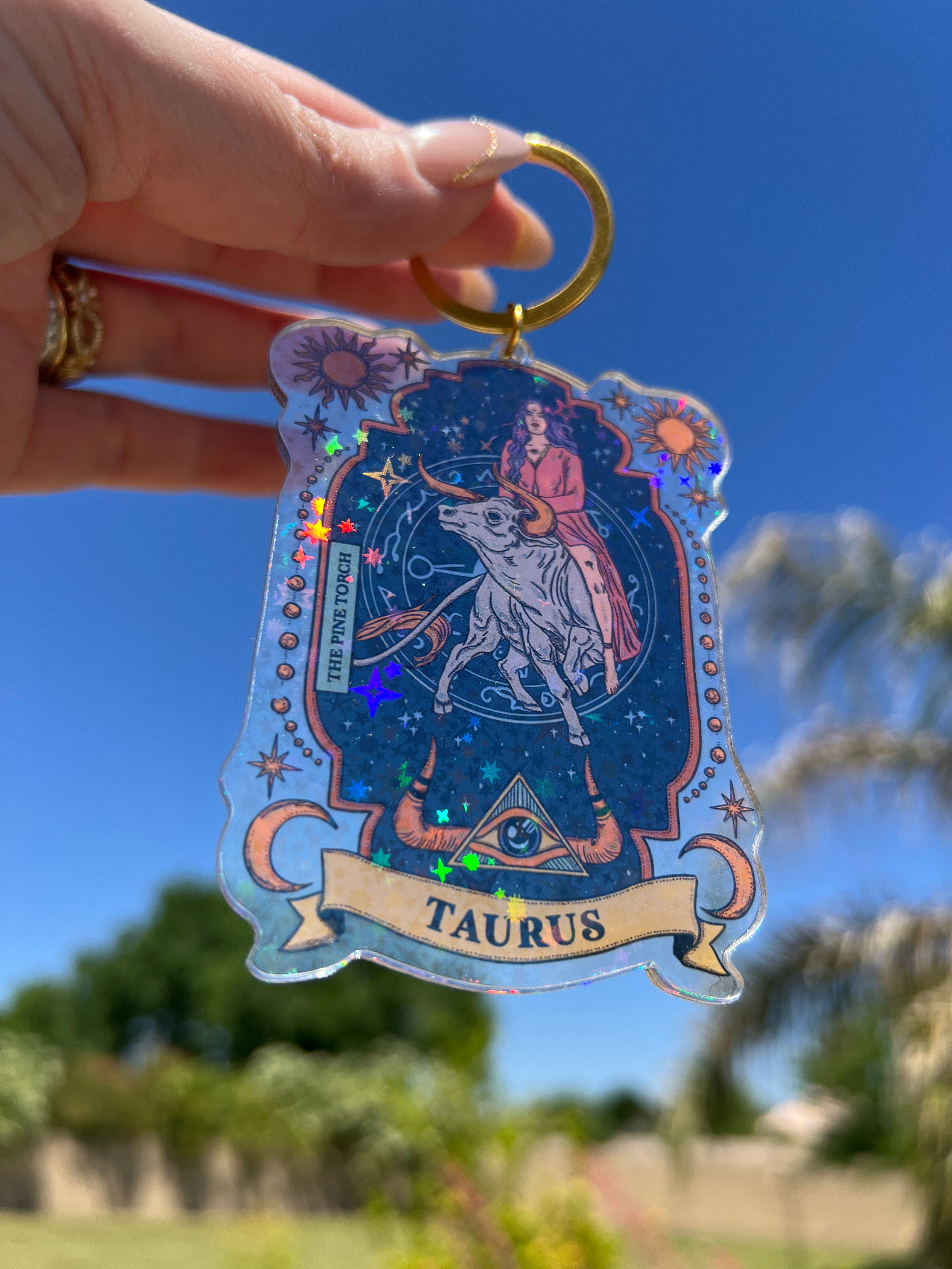 TAURUS « HOLOGRAPHIC KEYCHAIN »