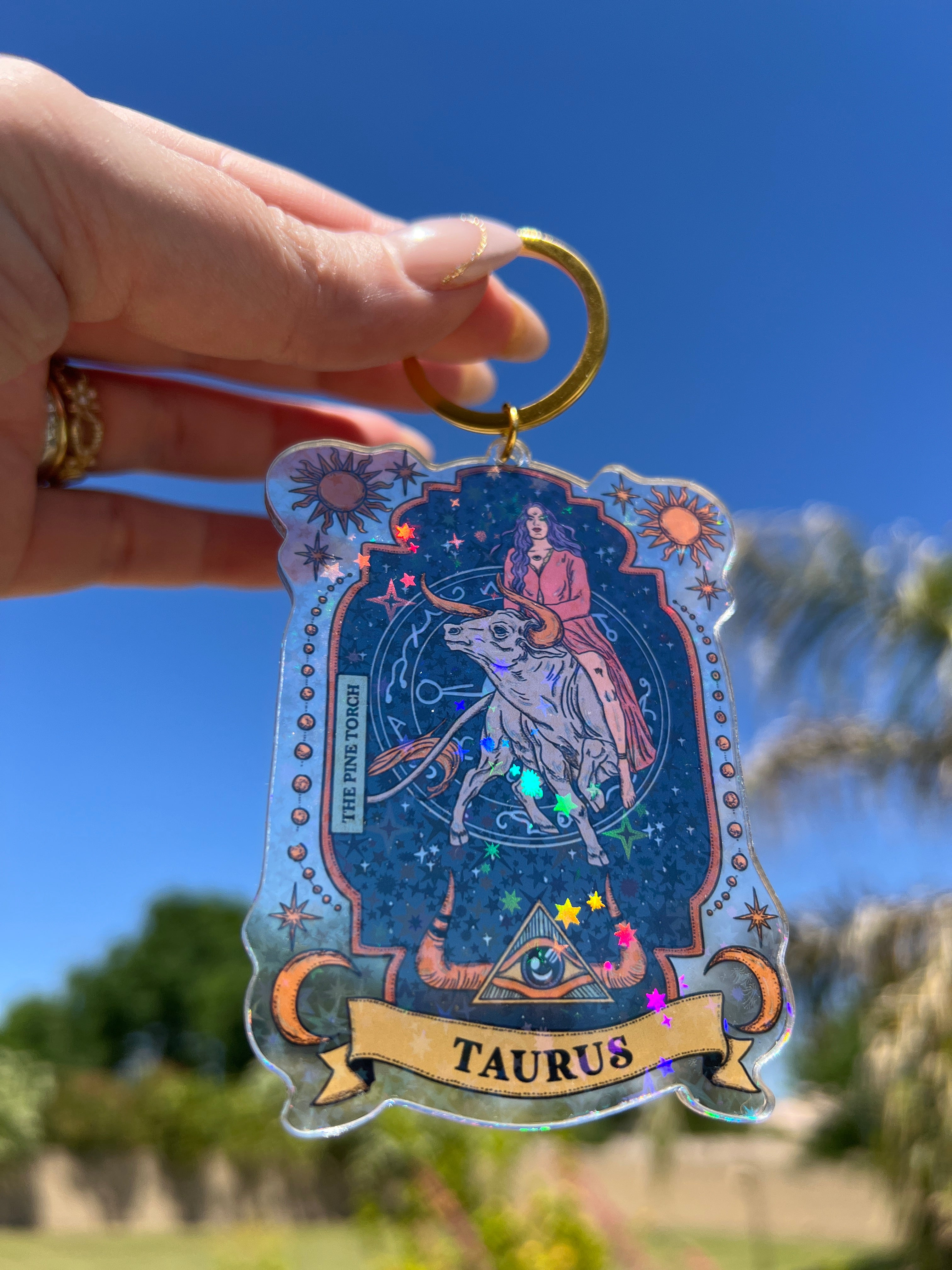 TAURUS « HOLOGRAPHIC KEYCHAIN »