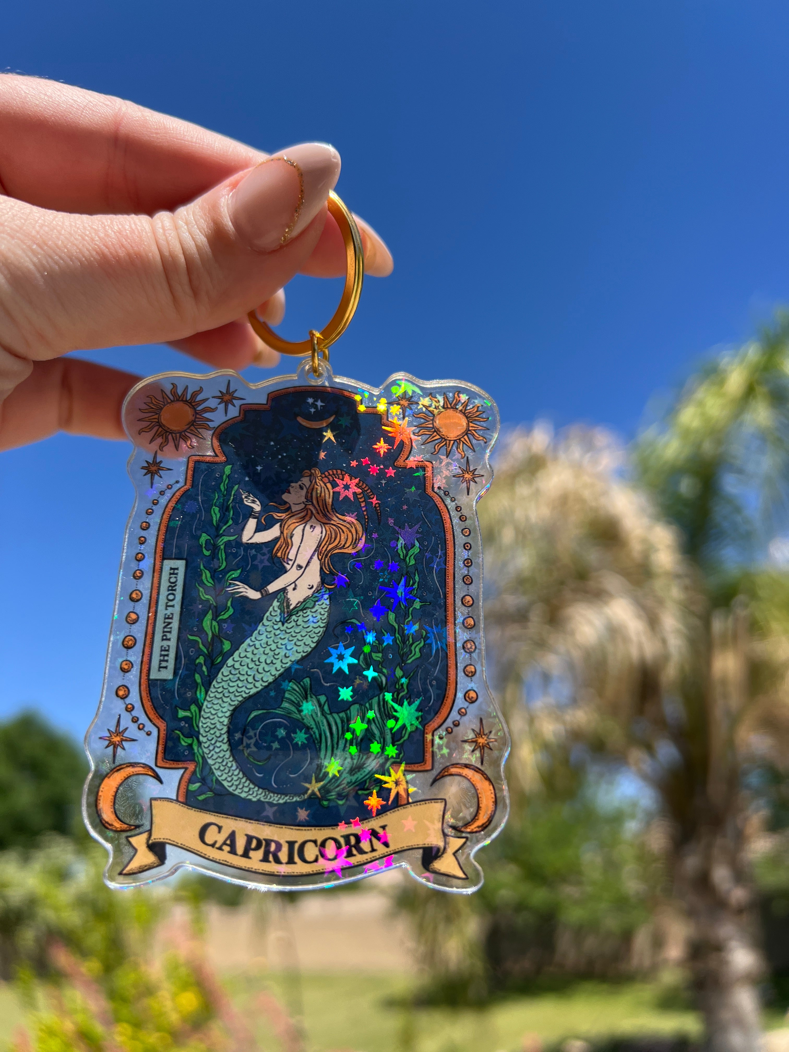 CAPRICORN « HOLOGRAPHIC KEYCHAIN »