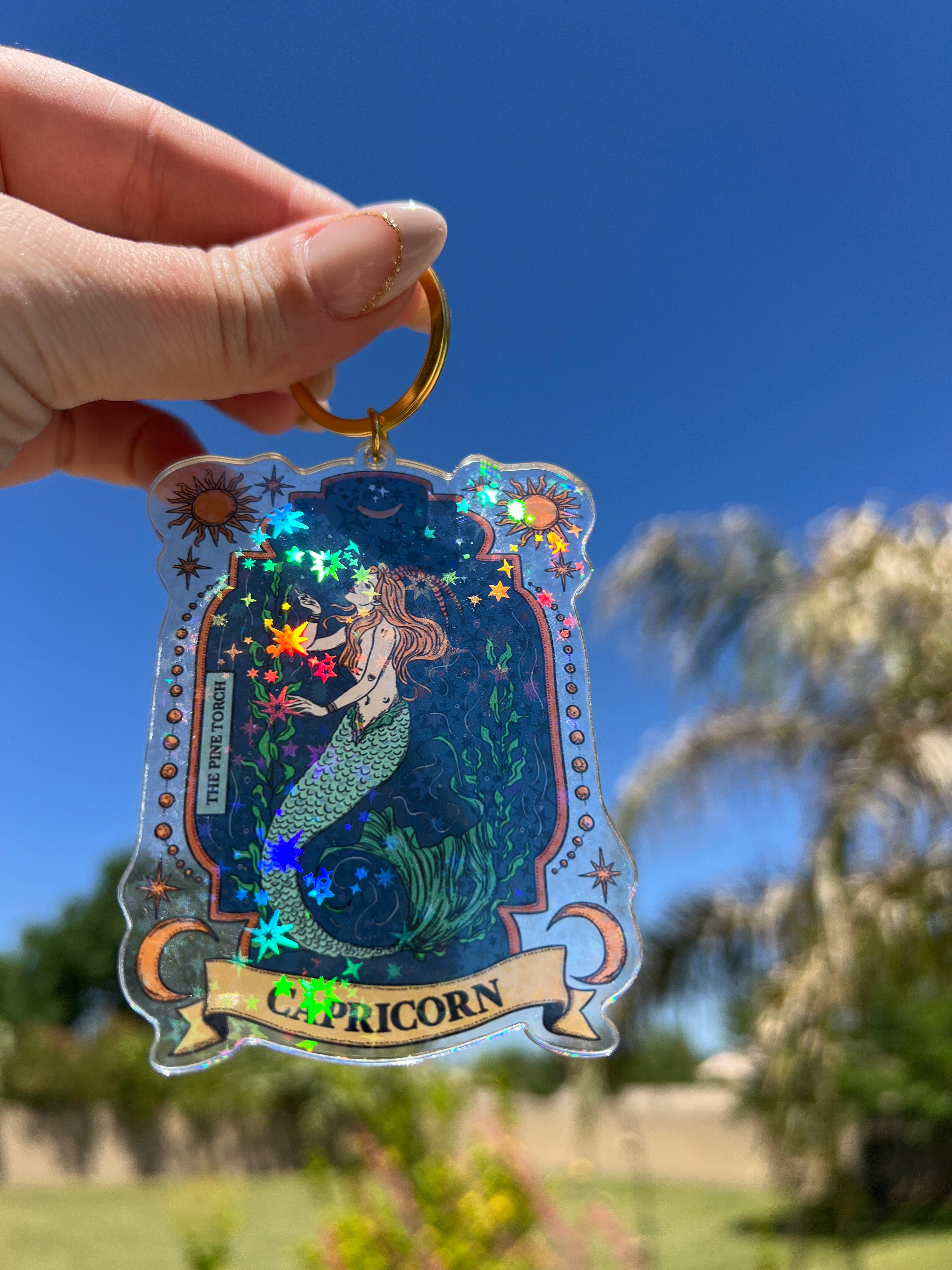 CAPRICORN « HOLOGRAPHIC KEYCHAIN »
